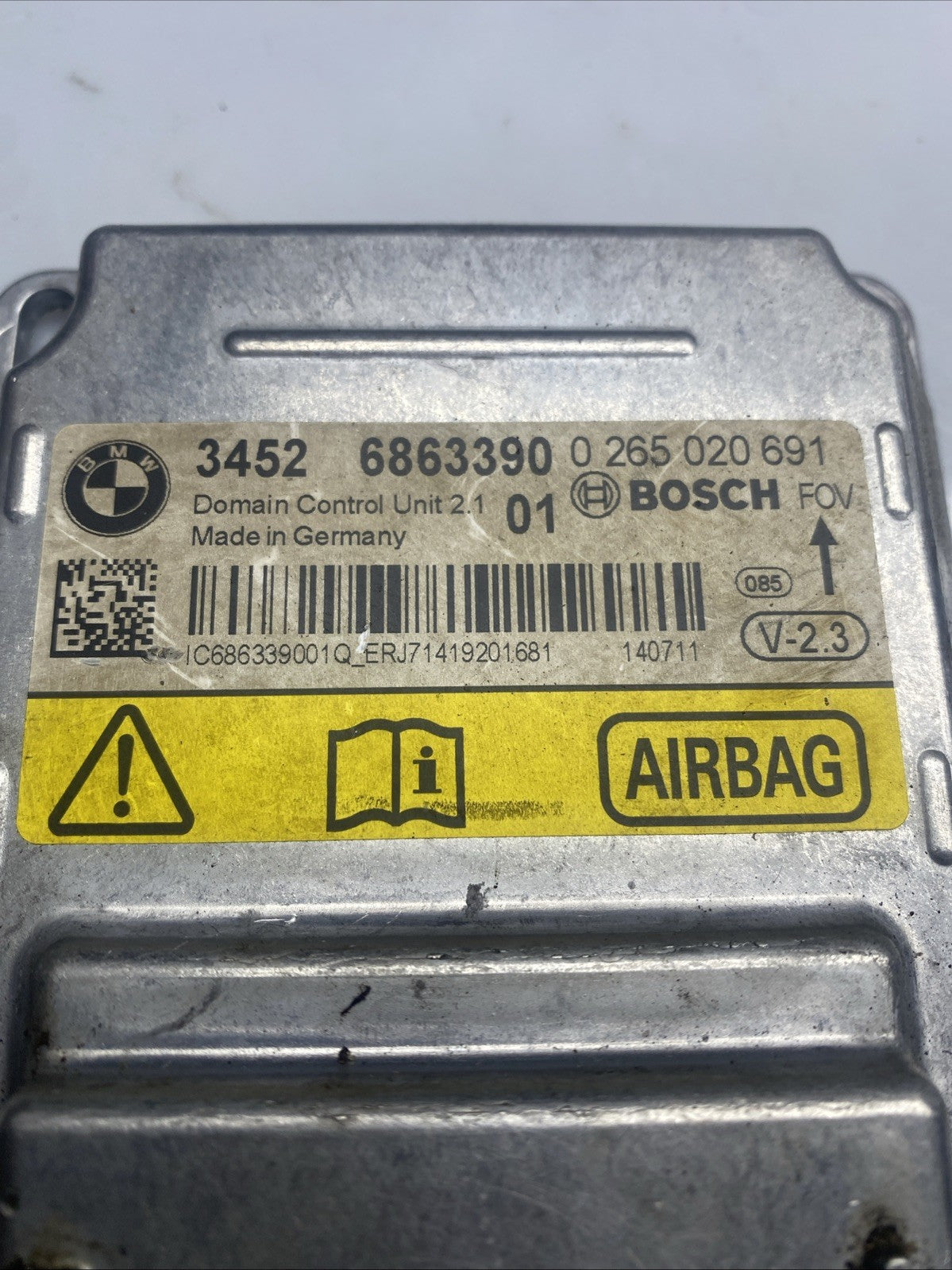BMW 2 3 4 X3 X4 series F22 F30 F32 F25 F26 ICM V 2.3 DOMAIN CONTROL ECU 6863390