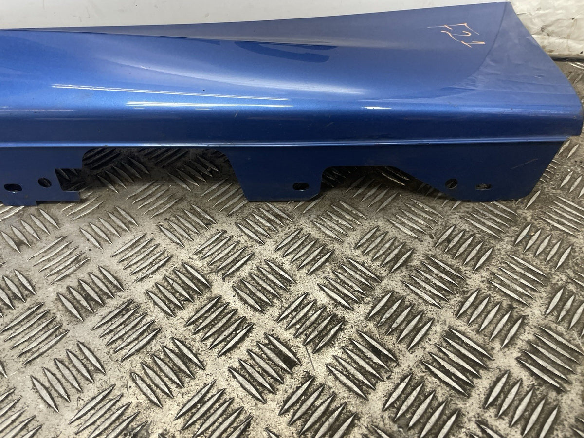 BMW 1 SERIES SIDE SKIRT PASSENGER LEFT MSPORT BLUE F21