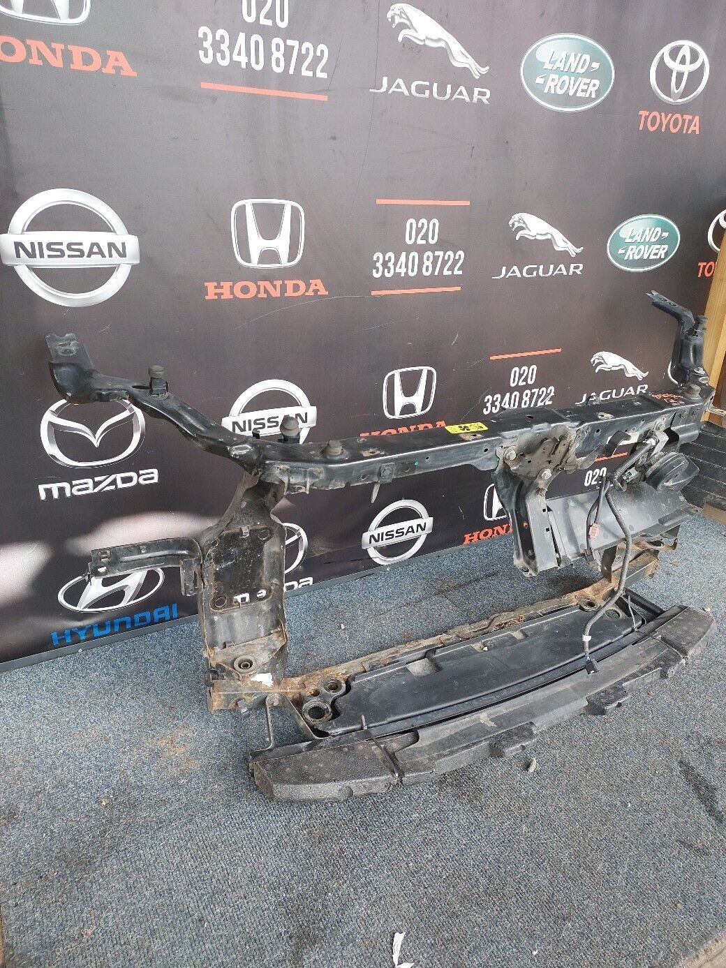 NISSAN QASHQAI 2012 COMPLETE SLAM PANEL