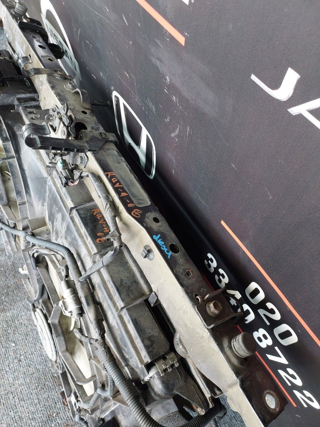 TOYOTA RAV 4 2008 DIESEL RAD PACK & UPPER SLAM PANEL