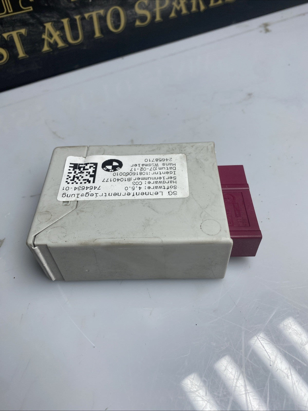 BMW 2 SERIES F45 FRONT SEAT BACKREST CONTROL MODULE 7464634