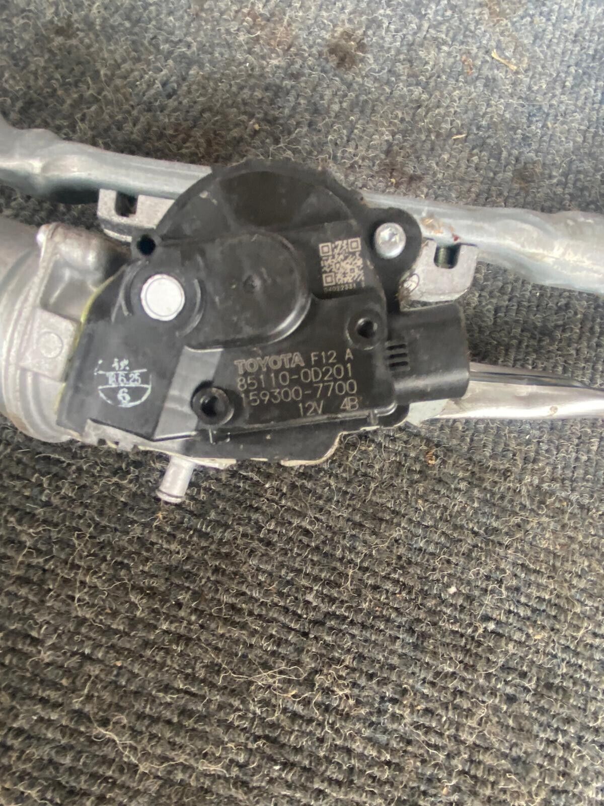 TOYOTA YARIS 2018 WIPER MOTOR & LINKAGE