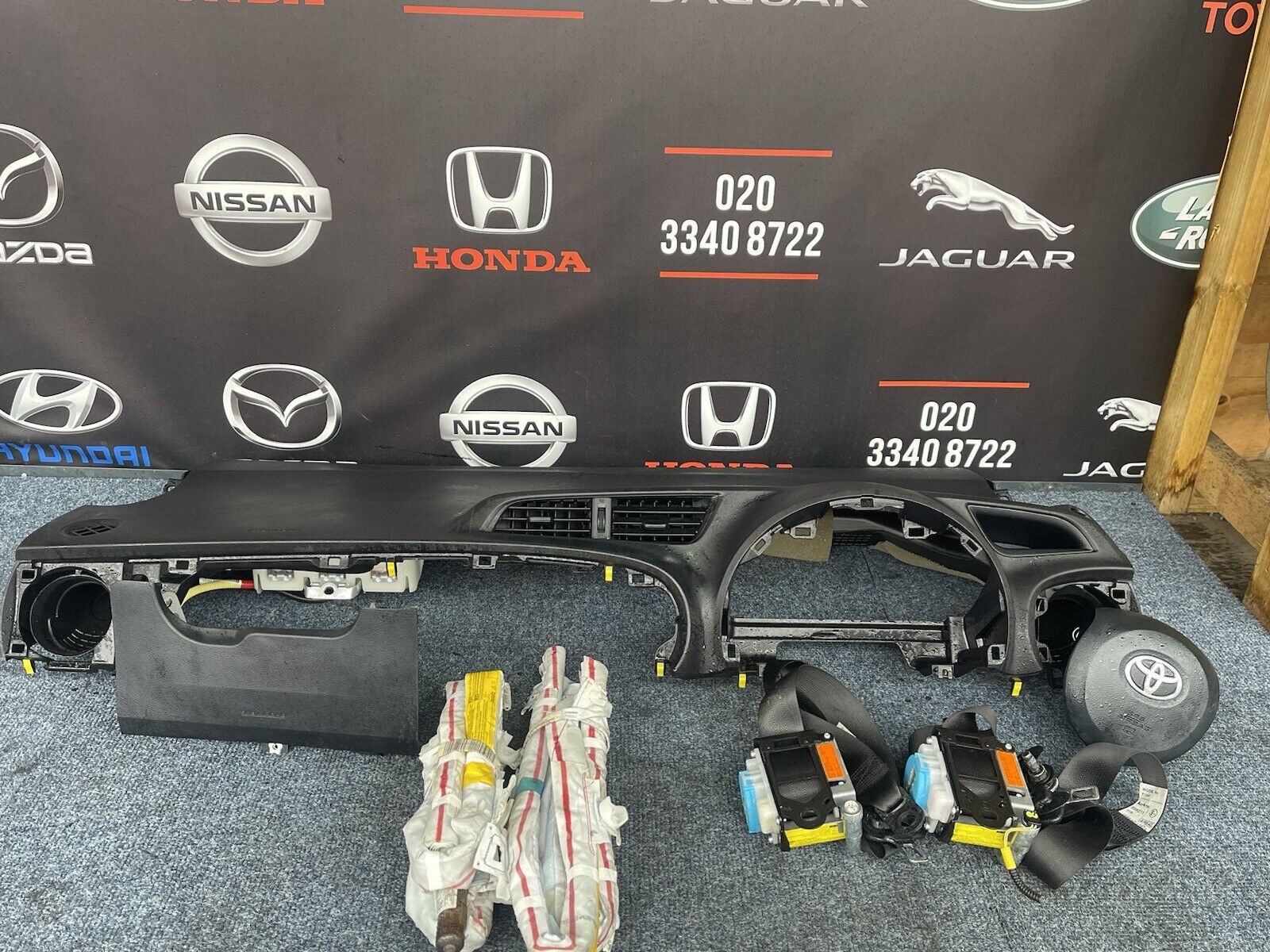 Toyota Yaris 2016-2019 5 door Dash Airbag Kit