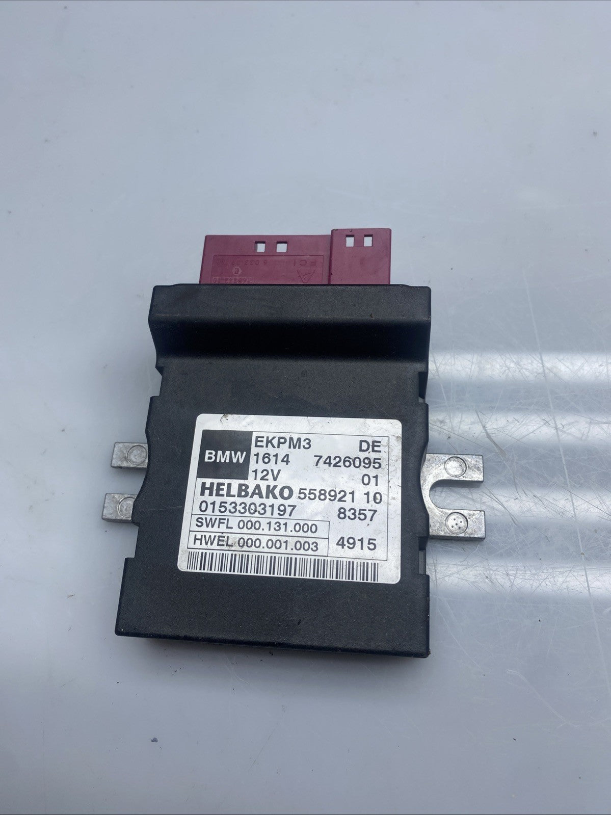 BMW 4 SERIES F32 2015 FUEL PUMP CONTROL MODULE UNIT ECU 7426095