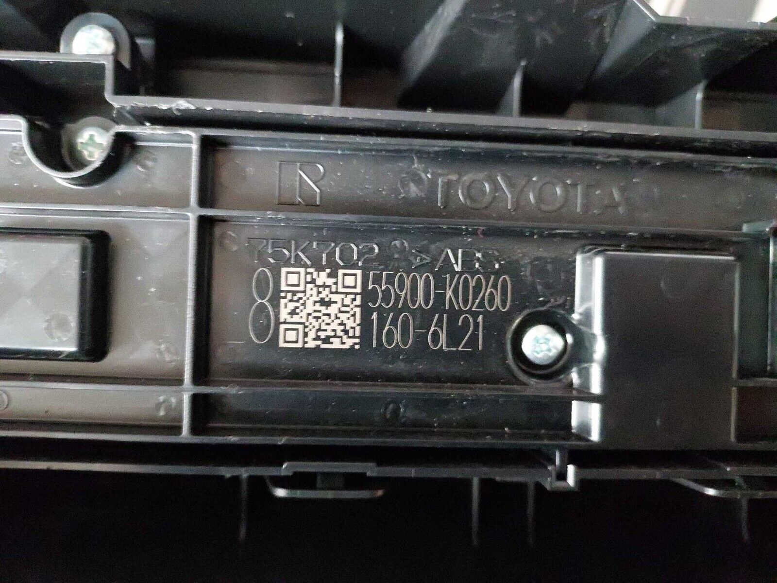 TOYOTA YARIS HEATER CONTROL UNIT PANNEL 2022