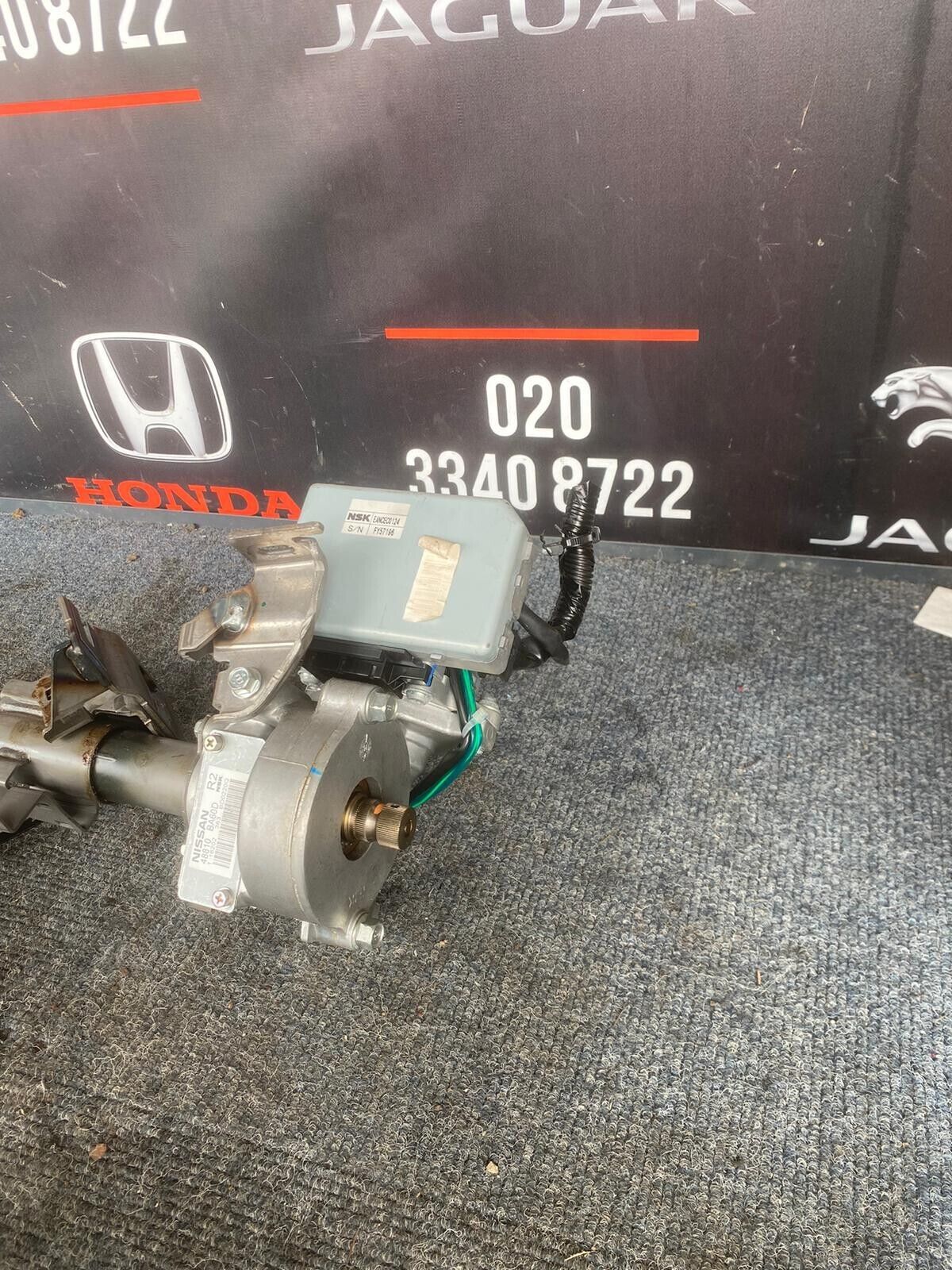 NISSAN JUKE 2018 PETROL STEERING COLUMN
