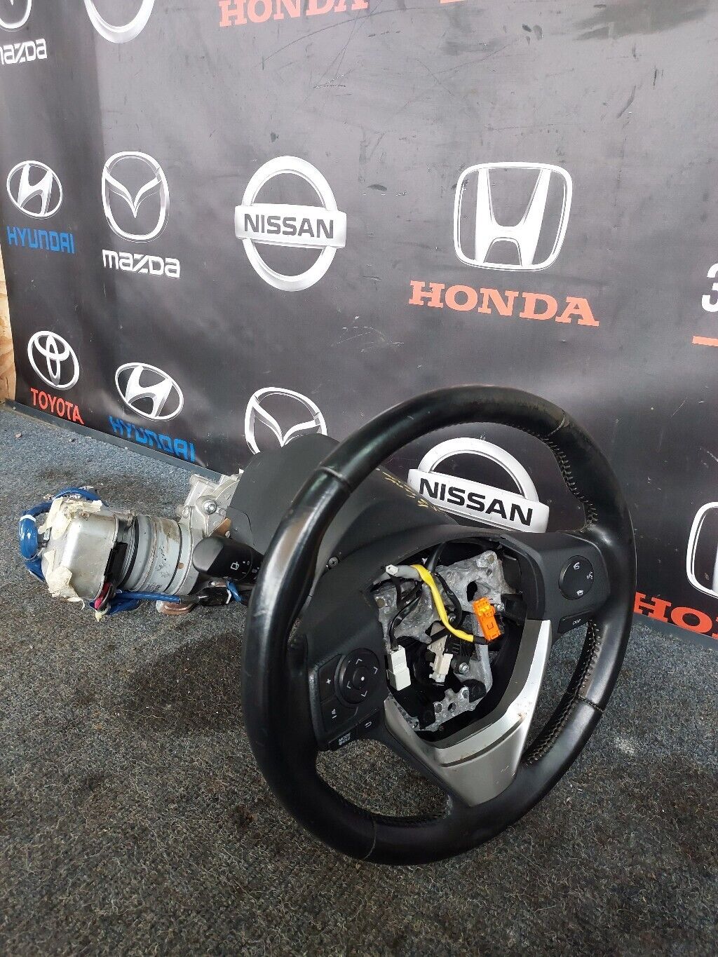 TOYOTA AURIS 2014 HYBRID STEERING WHEEL COLUMN SQUIB WIPER INDICATOR STALK