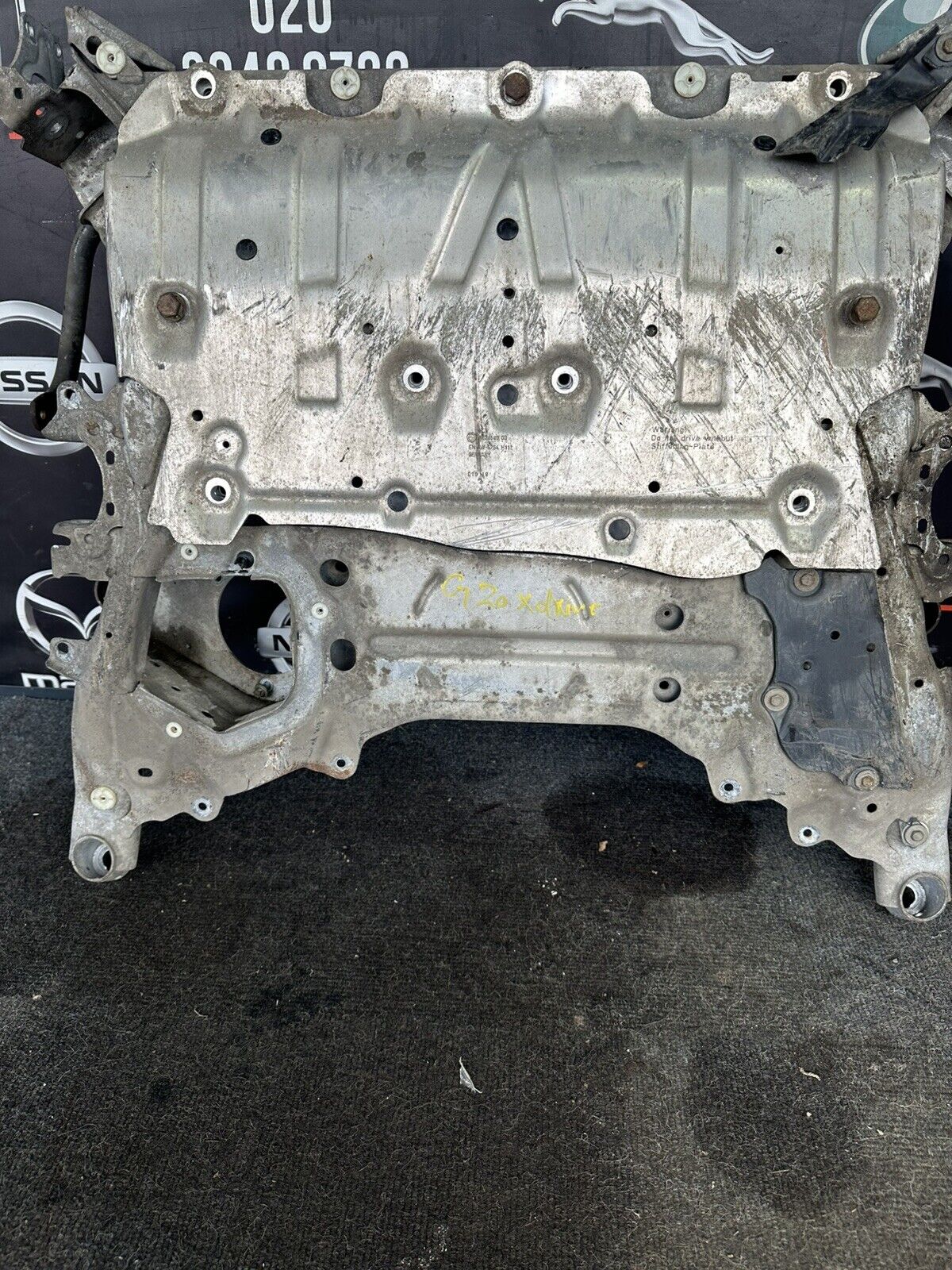 BMW G20 G21 G22 4x4 X-DRIVE FRONT AXLE BEAM CARRIER SUBFRAME SUSPENSION 6883293