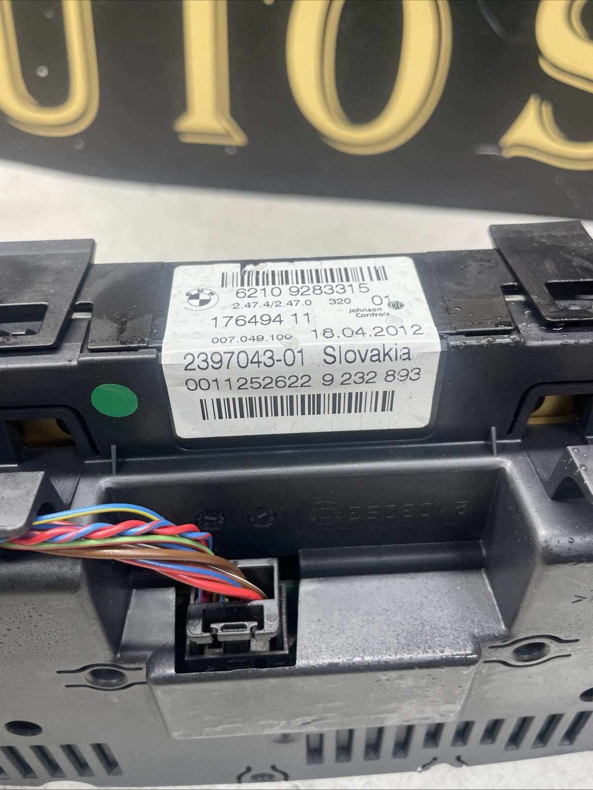 BMW 3 SERIES F30 F31 INSTRUMENT CLUSTER SPEEDOMETER 176494 1