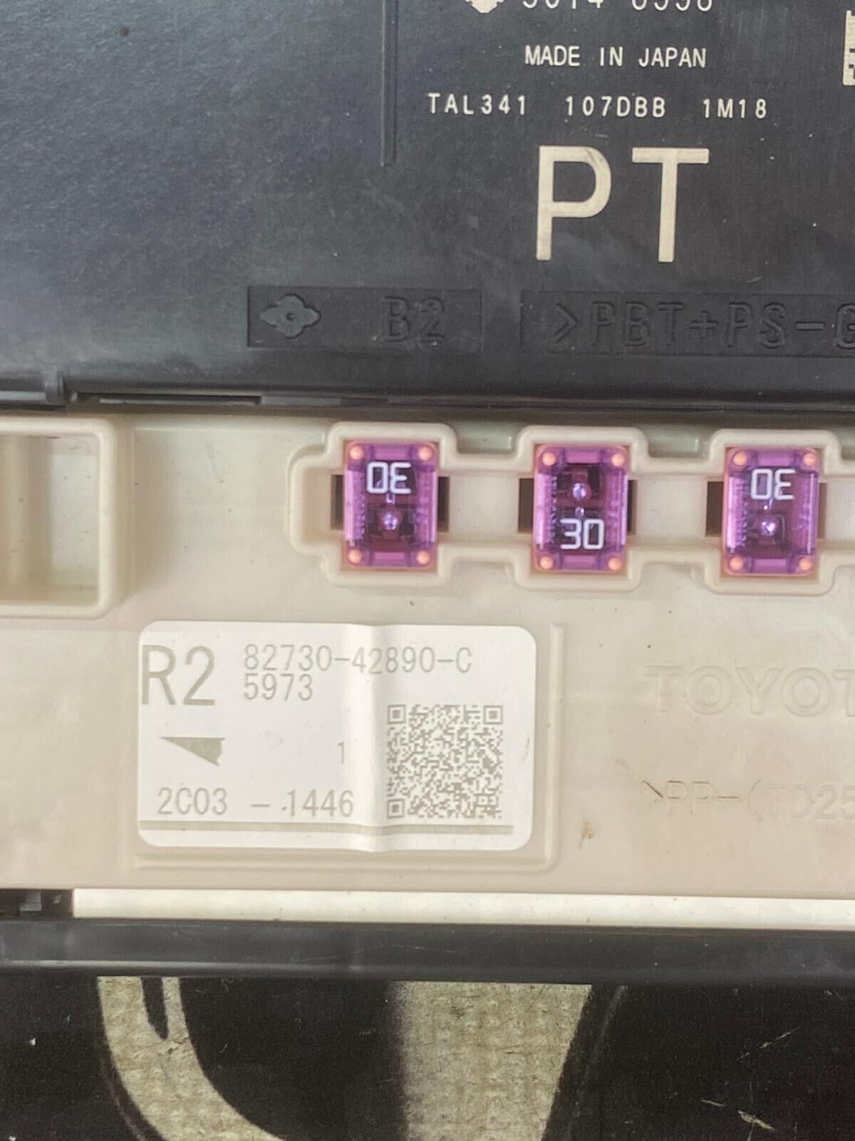 TOYOTA RAV 4 2022 HYBRID BODY CONTROL MODULE ECU 8273042890