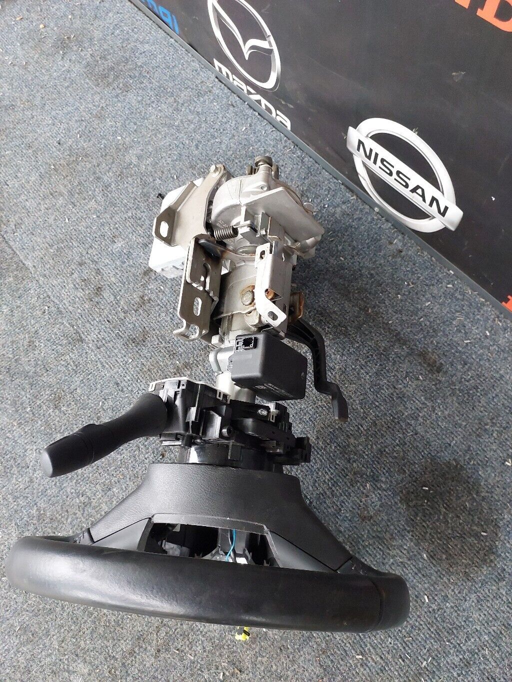 NISSAN QASHQAI J11 STEERING WHEEL SQUIB COLUMN COMPLETE 2019