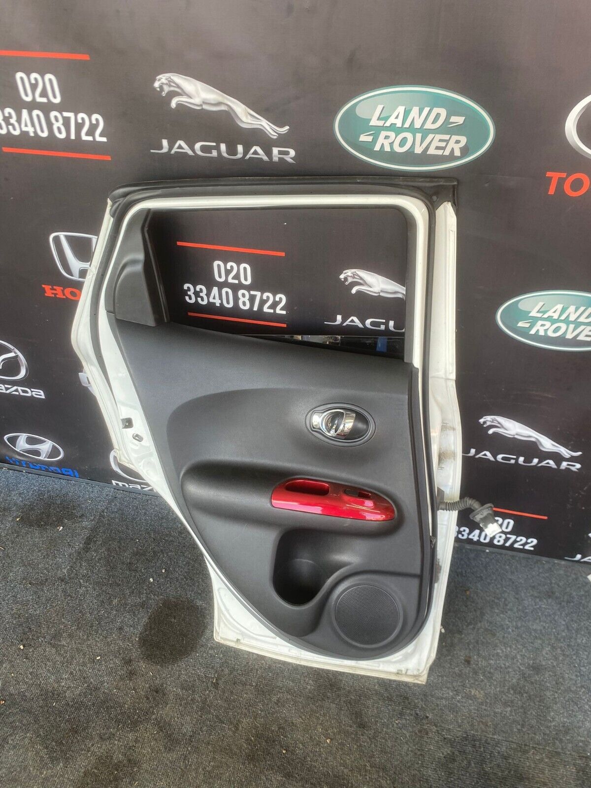 NISSAN JUKE 2018 N/S REAR LEFT DOOR