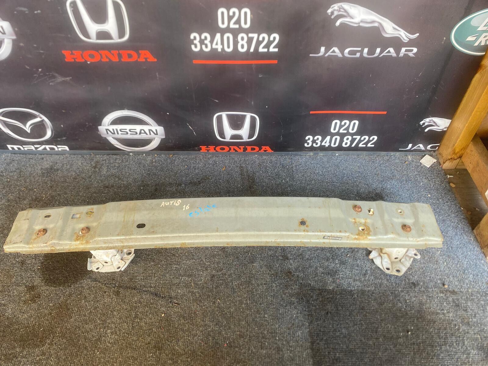 TOYOTA AURIS ESTATE REAR BUMPER REINFORCEMENT CRASH BAR 2013 2014 2015 2016 2018