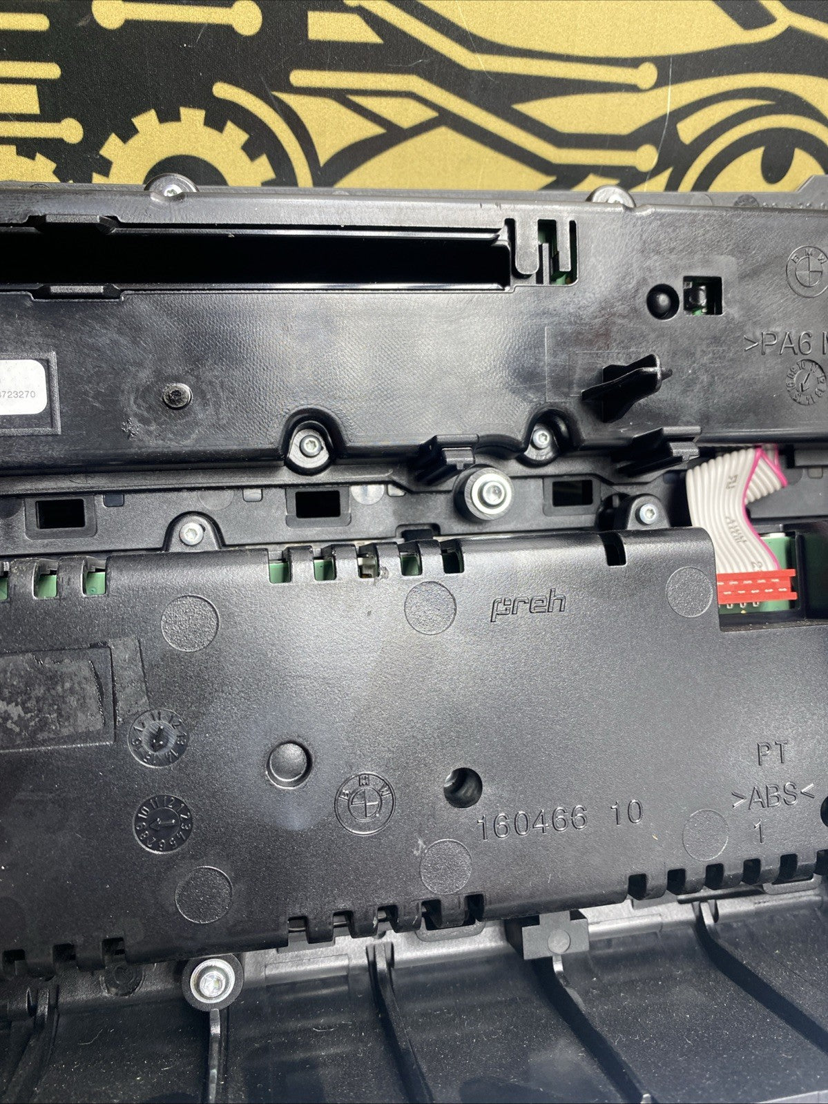 BMW 5 SERIES 520D M SPORT (F10)  HEATER CONTROL PANEL & STEREO 13-16 6805766