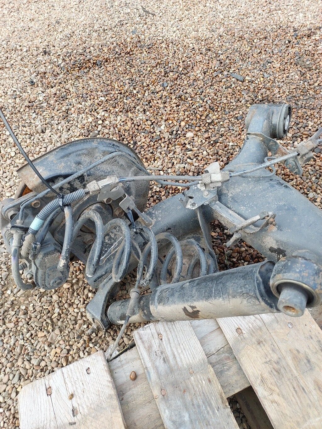 NISSAN QASHQAI J11 2019 COMPLETE REAR AXLE