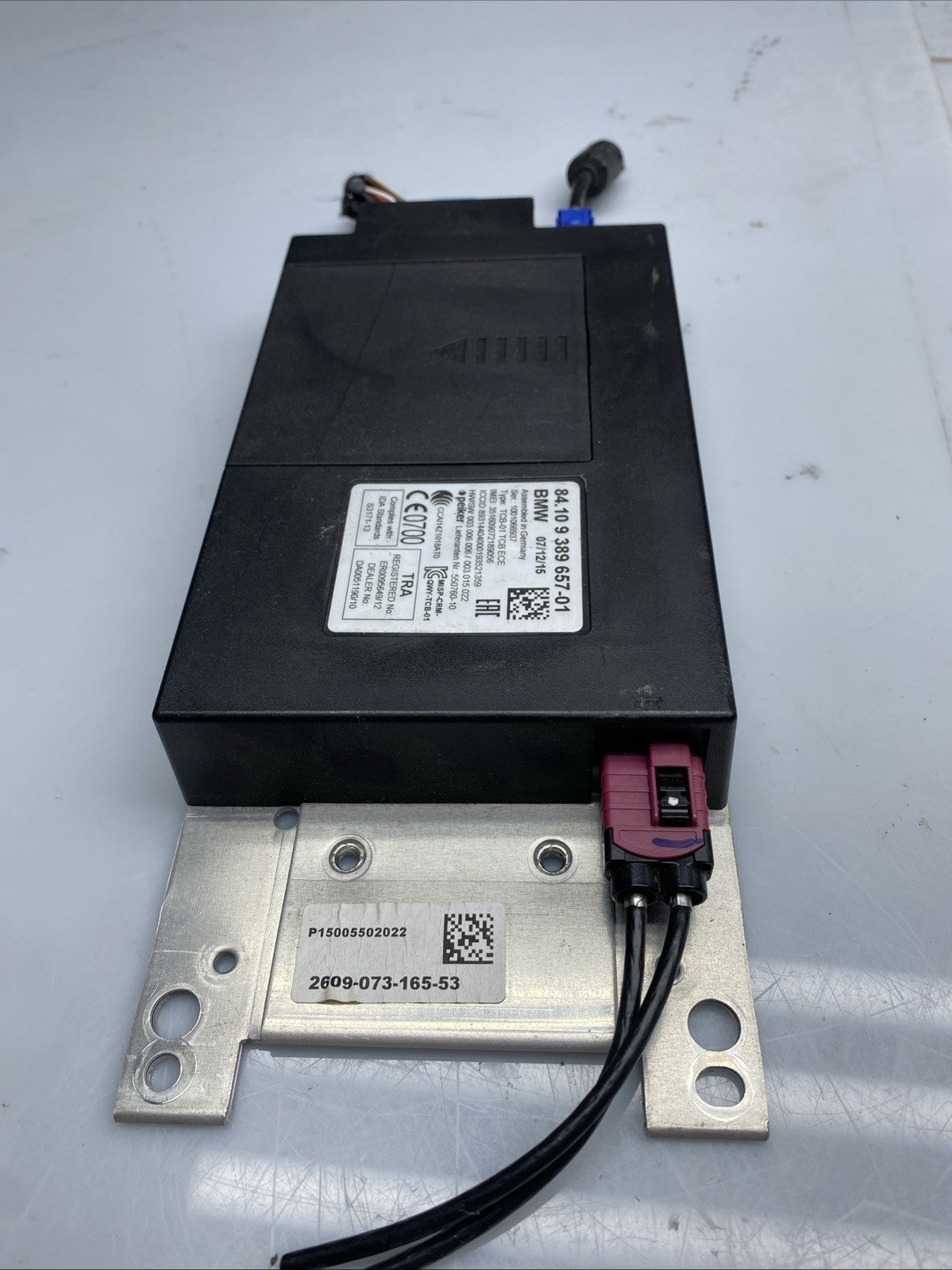BMW 3 SERIES TELEMATICS CONTROL MODULE ECU 9389657 F30 2012 - 2019