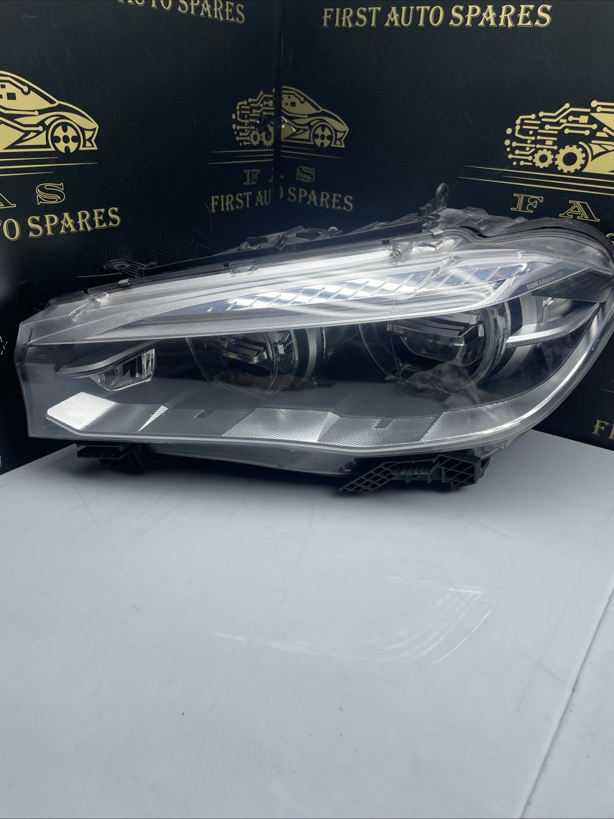 BMW X5 X6 HEADLIGHT COMPLETE ADAPTIVE F15 F16 2013- 2018 7214855 PASSENGER SIDE