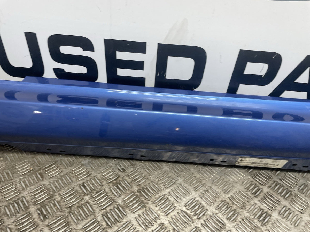 BMW 1 SERIES SIDE SKIRT PASSENGER LEFT MSPORT BLUE F21