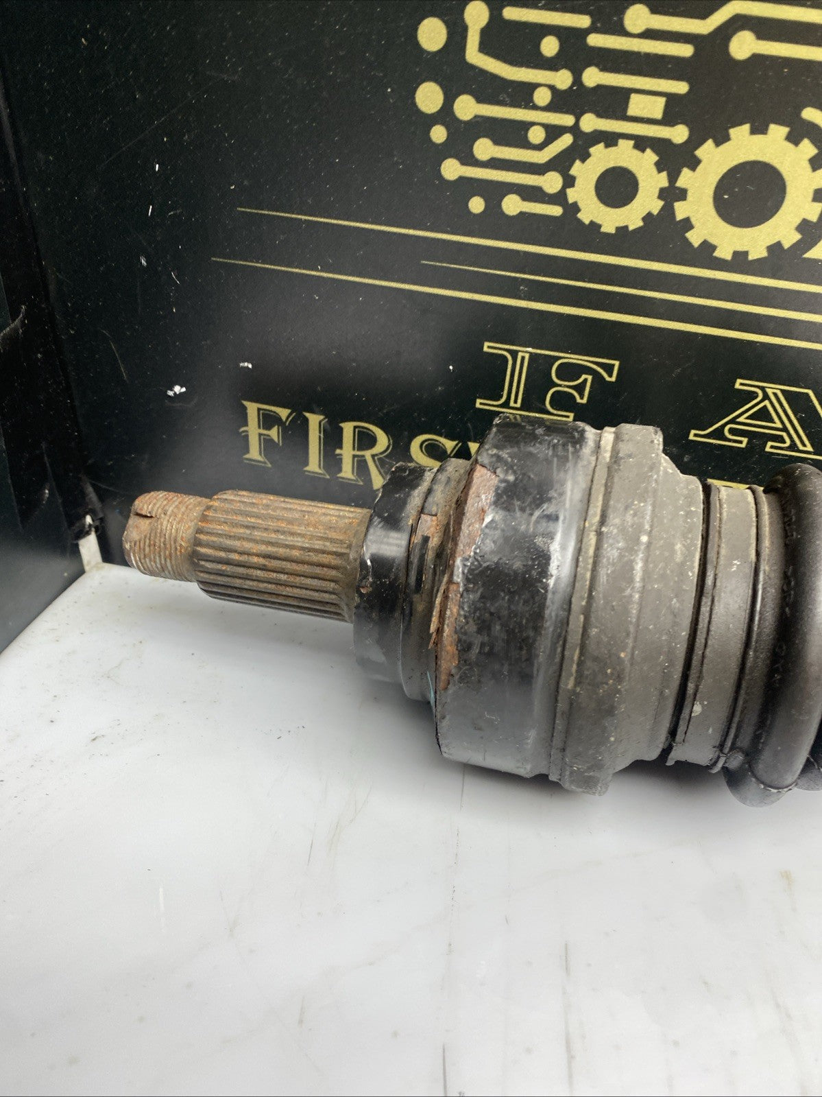 2018 BMW 3 SERIES 330 HYBRID F30 2.0 DRIVESHAFT DRIVER SIDE REAR 7622854