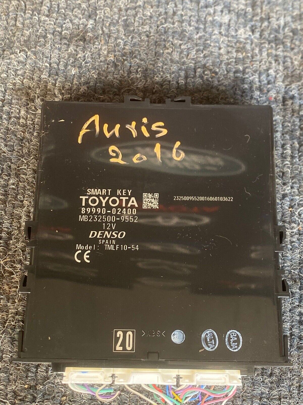 2018 TOYOTA AURIS HYBRID ECU ENGINE SMART KEY MODULE 89990-02400 OEM