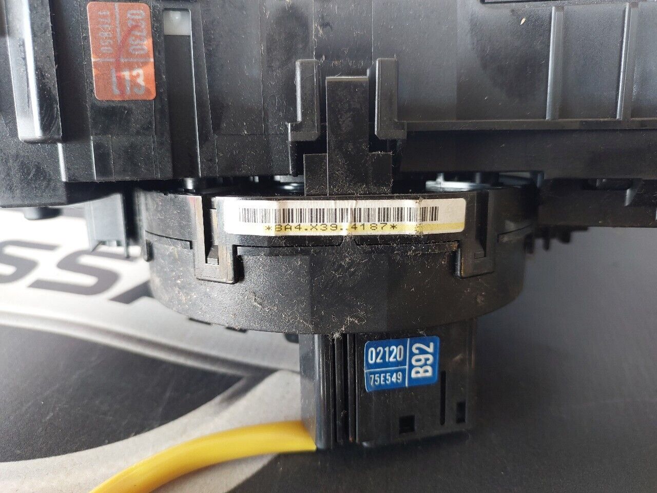 TOYOTA AURIS HATCHBACK STEERING SQUIB WITH WIPER INDICATOR STALK 2013