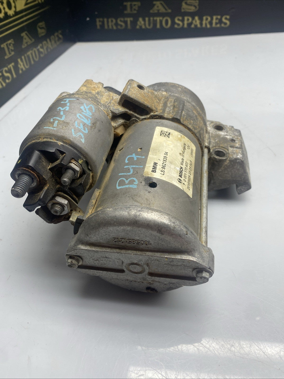 BMW Starter Motor Fits 1 2 3 4 Series B38 B48 F20 LCI F22 F30 LCI F32 8621839
