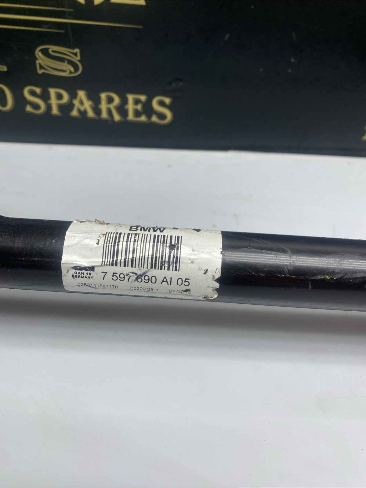 BMW 1/2/3/4 SERIES F20 F22 F30 F32 AUTO DRIVER SIDE REAR DRIVESHAFT 7597690