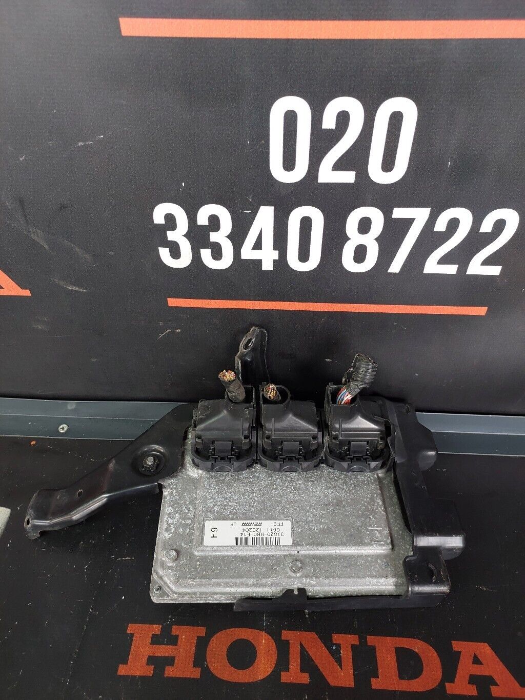 HONDA JAZZ 2009 PETROL ENGINE CONTROL ECU 37820RB0E14