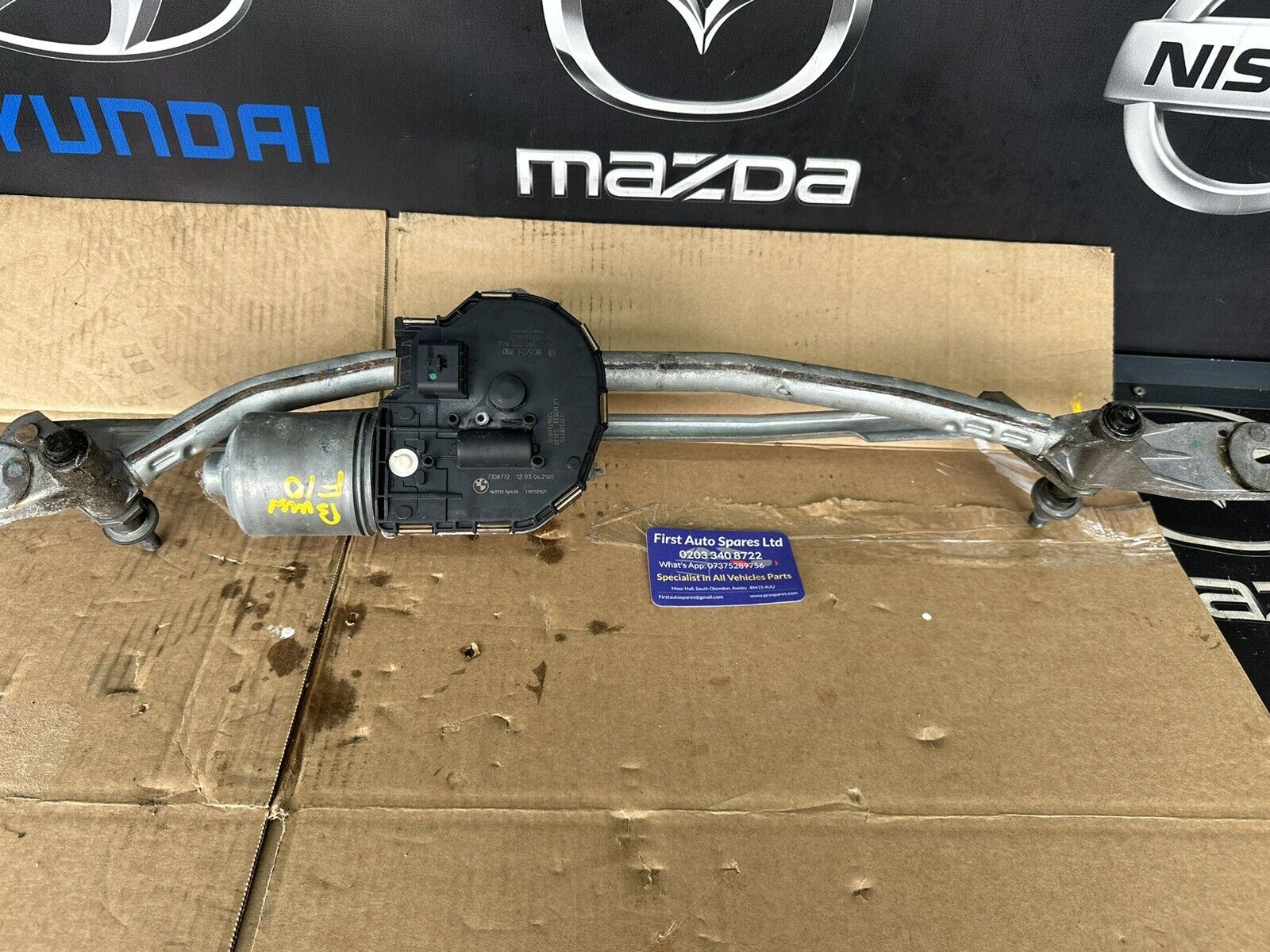 BMW 5 Series Wiper Motor Front F10 2013 7308772  