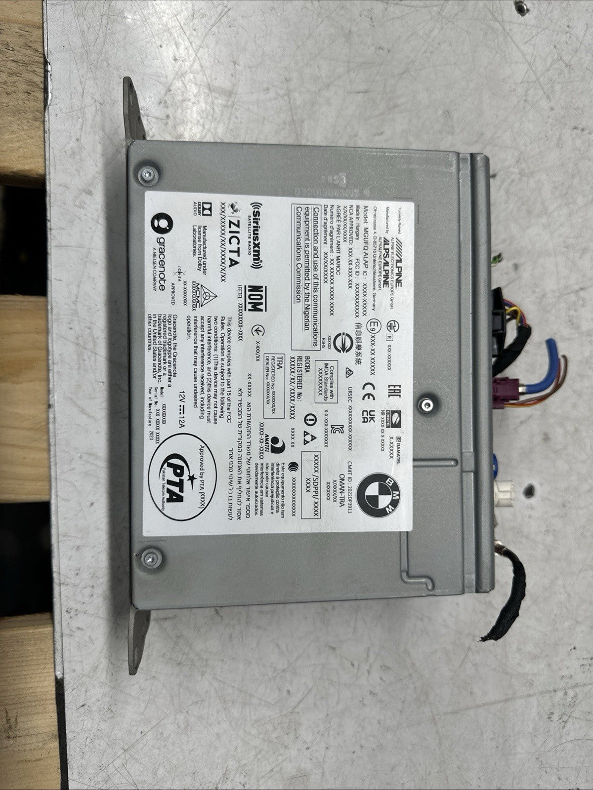 BMW 1 2 Series F40 F44 2019-2024 MGU Head Unit Radio Sat Nav Module 5B369D5 OEM⁠