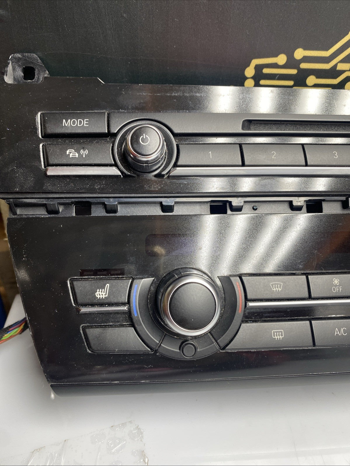 BMW 5 SERIES 520D M SPORT (F10)  HEATER CONTROL PANEL & STEREO 13-16 6805766
