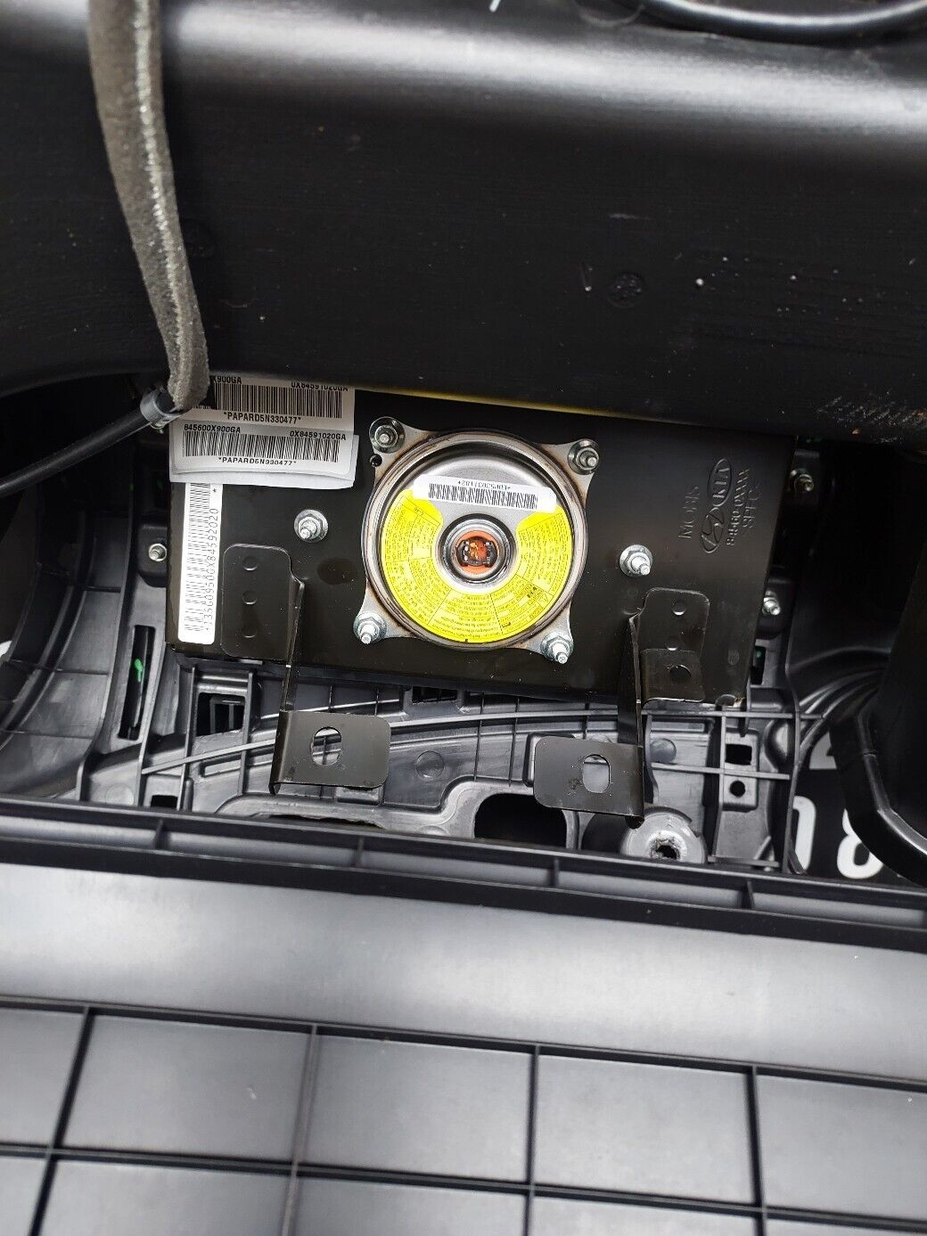 HYUNDAI i10 2013 DASHBOARD SEATBELT & AIRBAG KIT