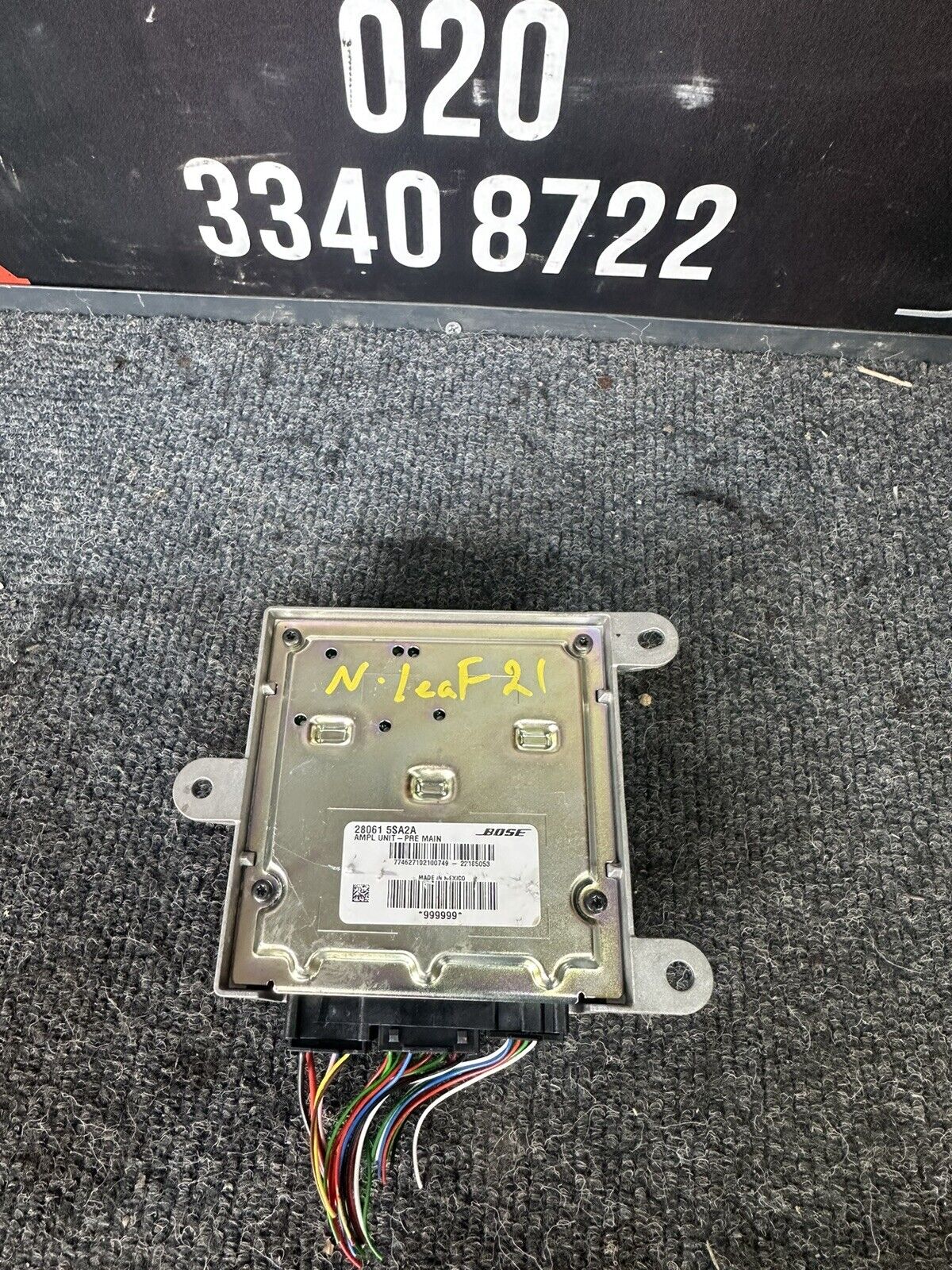 2021 NISSAN LEAF AMP AMPLIFIER