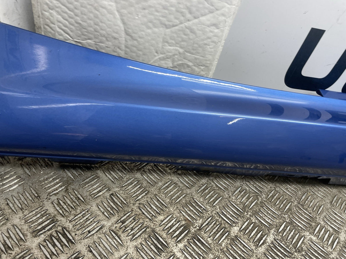 BMW 1 SERIES SIDE SKIRT PASSENGER LEFT MSPORT BLUE F21