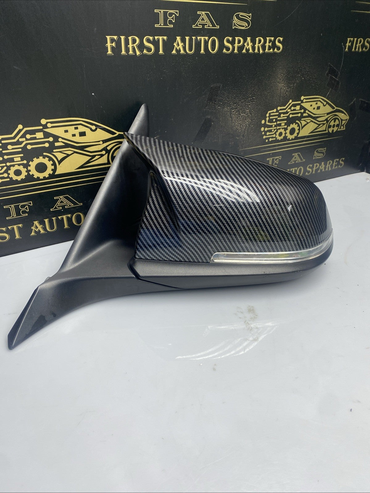 BMW 1 SERIES F20 SPORT 2015 LCI N/S PASSENGER SIDE WING MIRROR IN WHITE 300