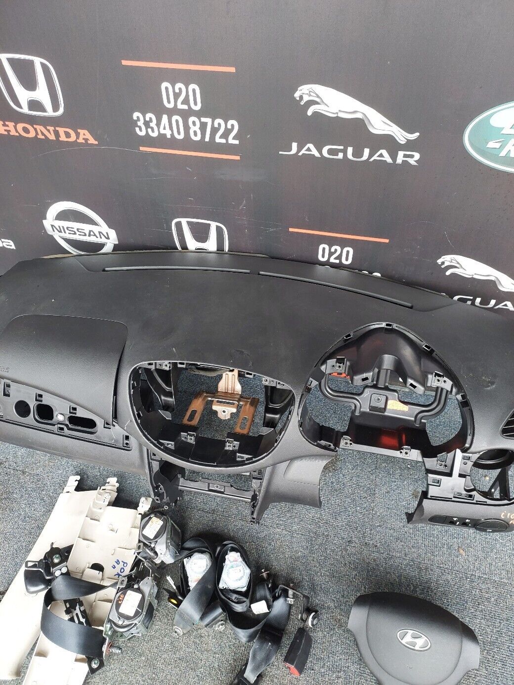 HYUNDAI i10 2013 DASHBOARD SEATBELT & AIRBAG KIT