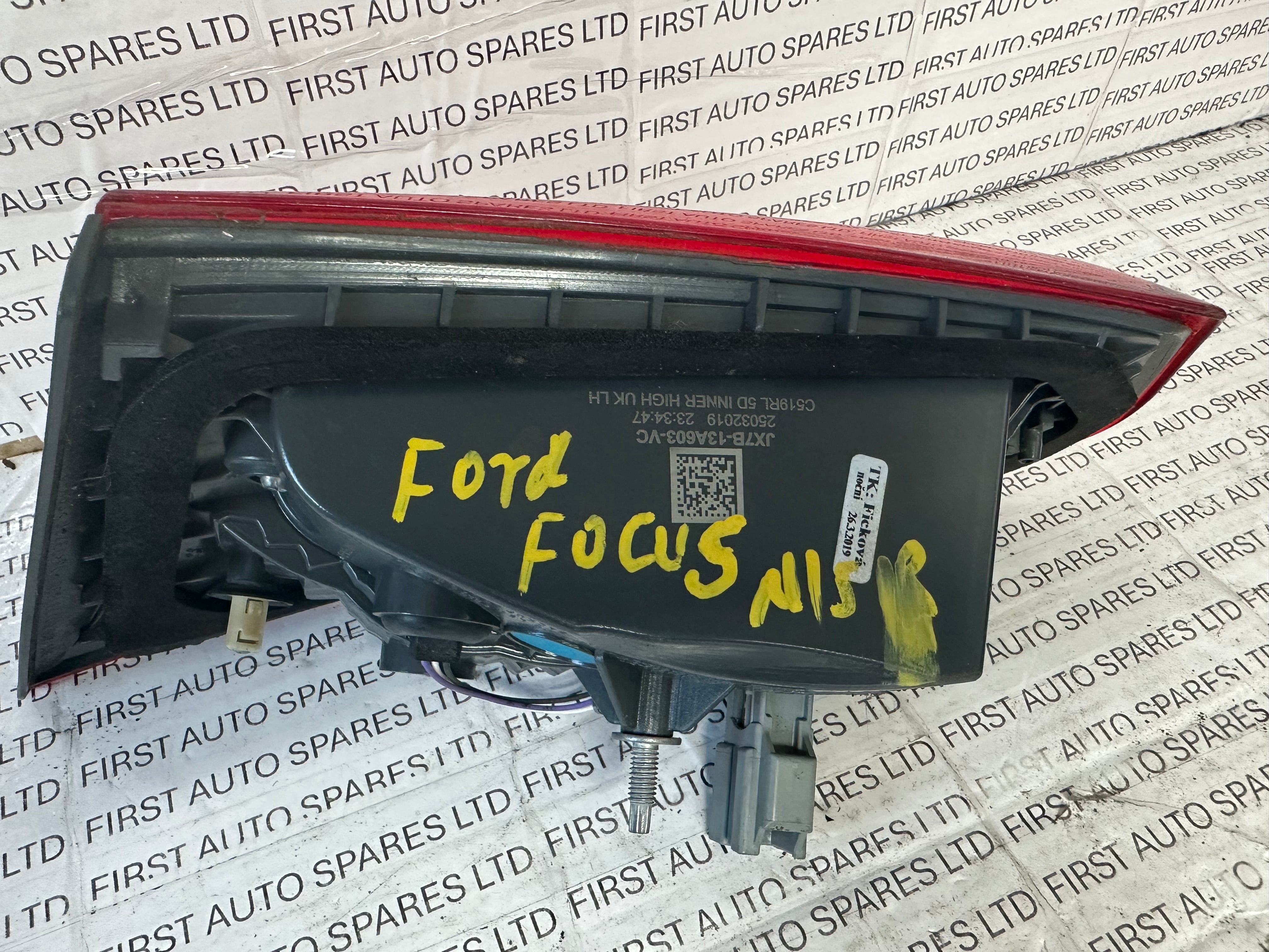Ford Focus 2018 Rear Left Tail Light (JX7B-13A603-VC)