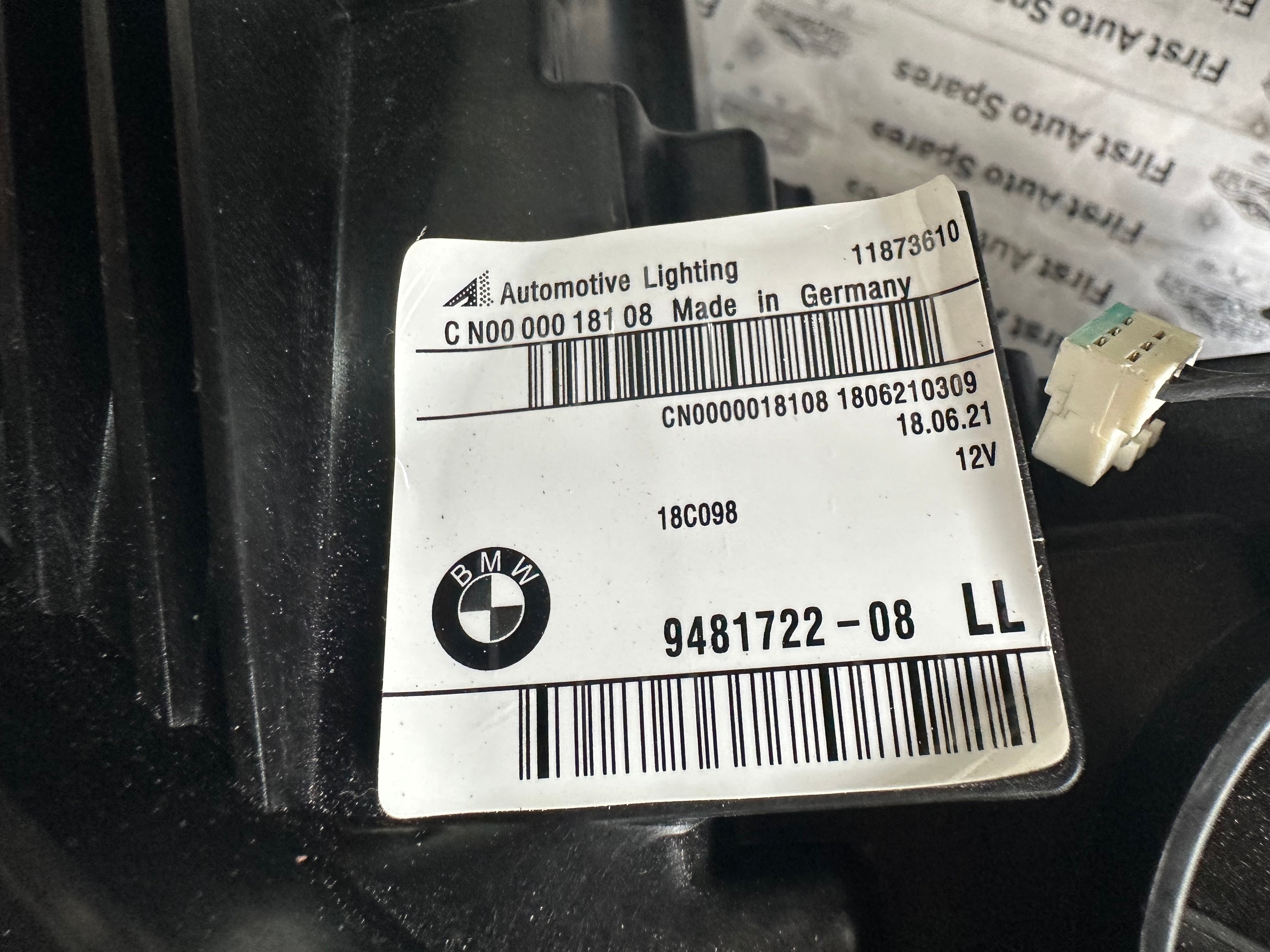 BMW 3 Series G20 G21 Right LED Headlight (9481722-08)