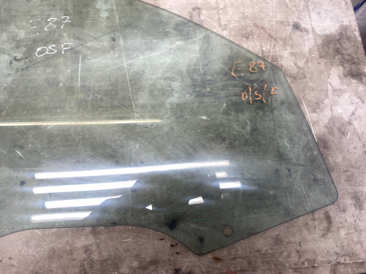 BMW 1 Series E87 Front Driver Side Window Glass 2004–2011