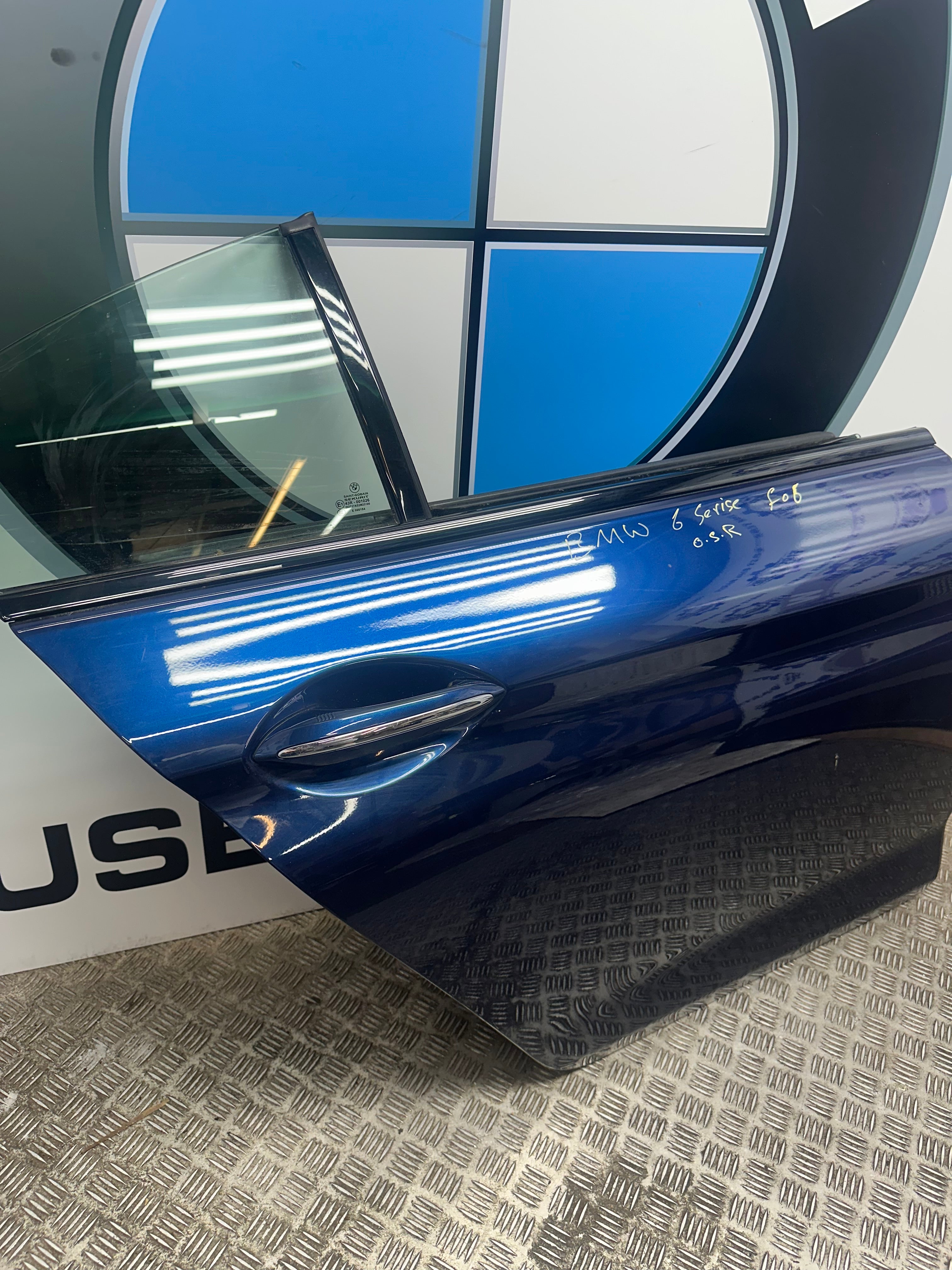 BMW 6 Series F06 Gran Coupe Rear Driver Side Door – 2012–2018 (Blue C10)
