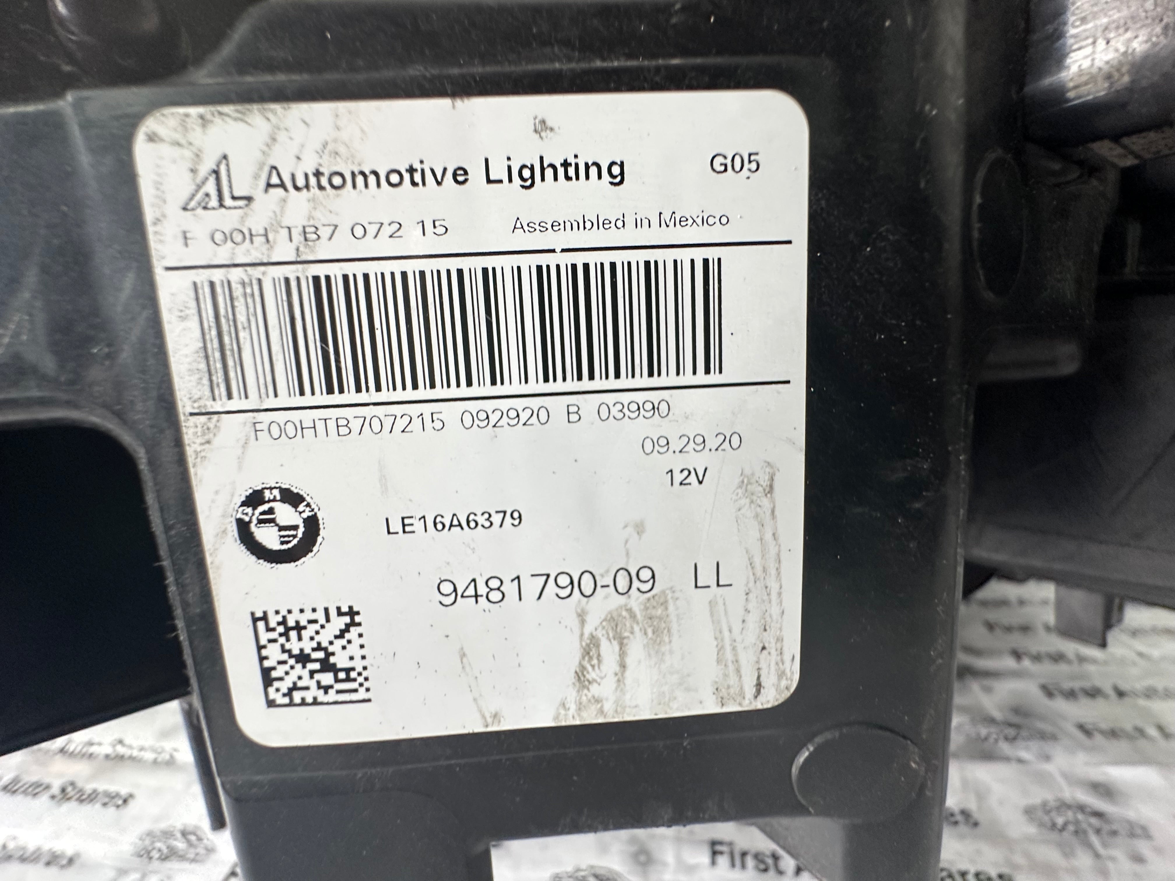 BMW X5 G05 X6 G06 F96 Right Laser Headlight (9481790-09)