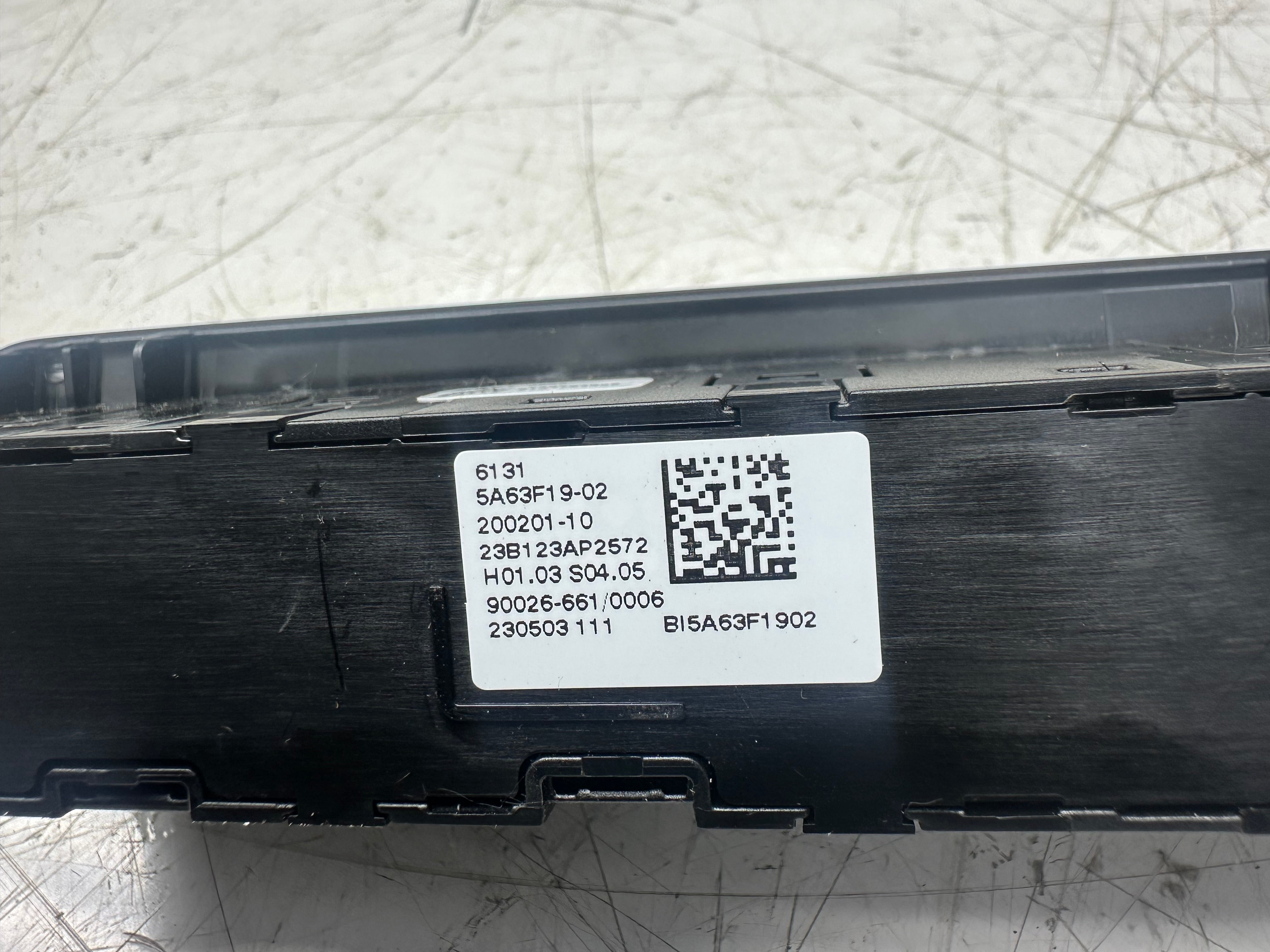 BMW 2024 G20 G21 G22 Air Conditioning Radio Audio Control Panel Hazard (5A63F19)