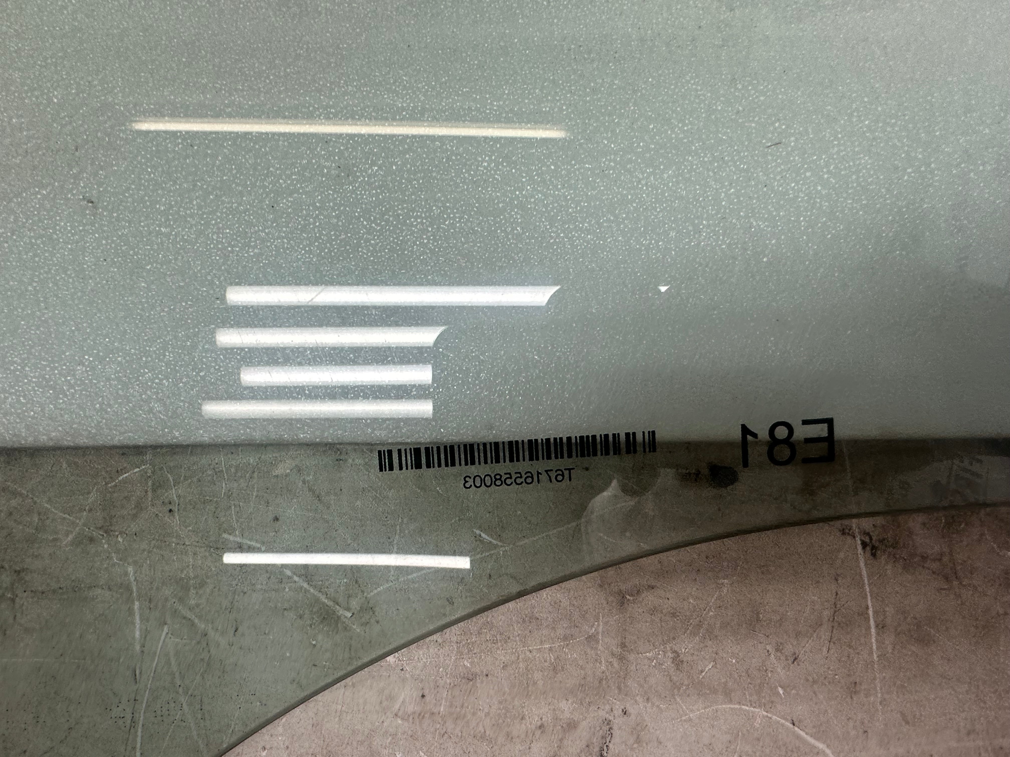 BMW 1 Series E81 Right Driver Side Door Glass – 2007–2012