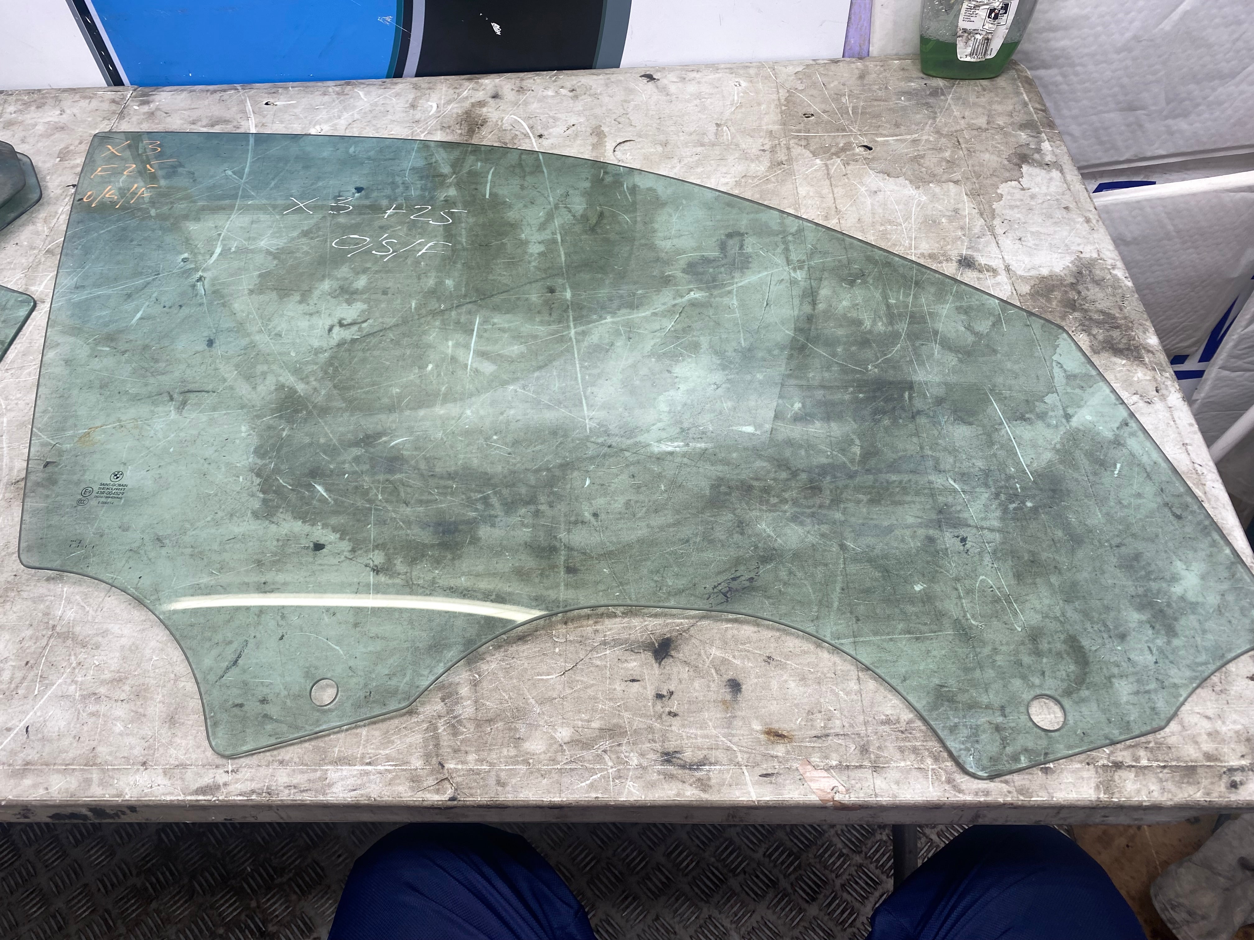 BMW X3 F25 Front Driver Side Window Glass – 2010–2017