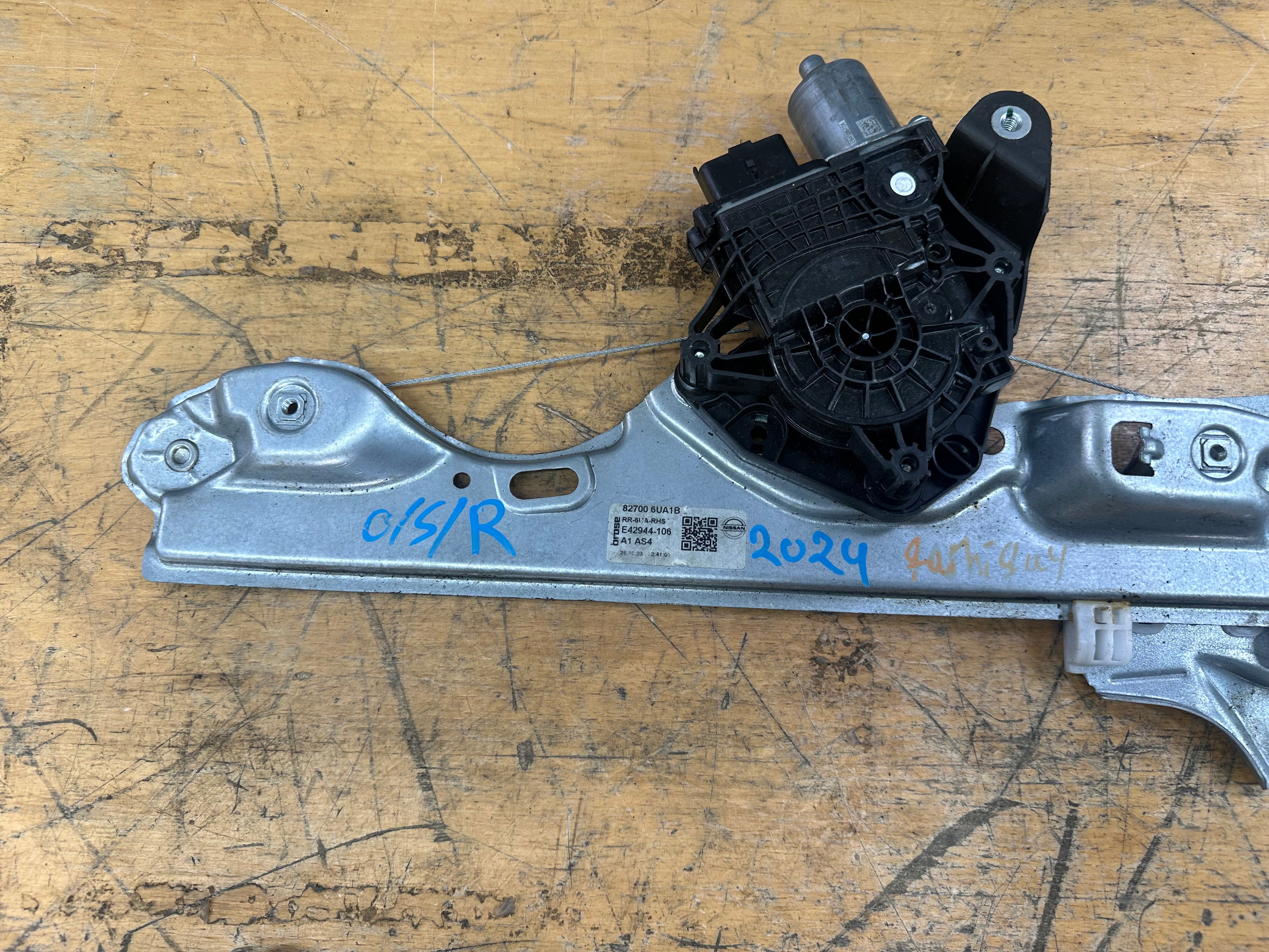 Nissan Qashqai J12 2024 Rear Right O/S/R Window Regulator (82700 6UA1B)