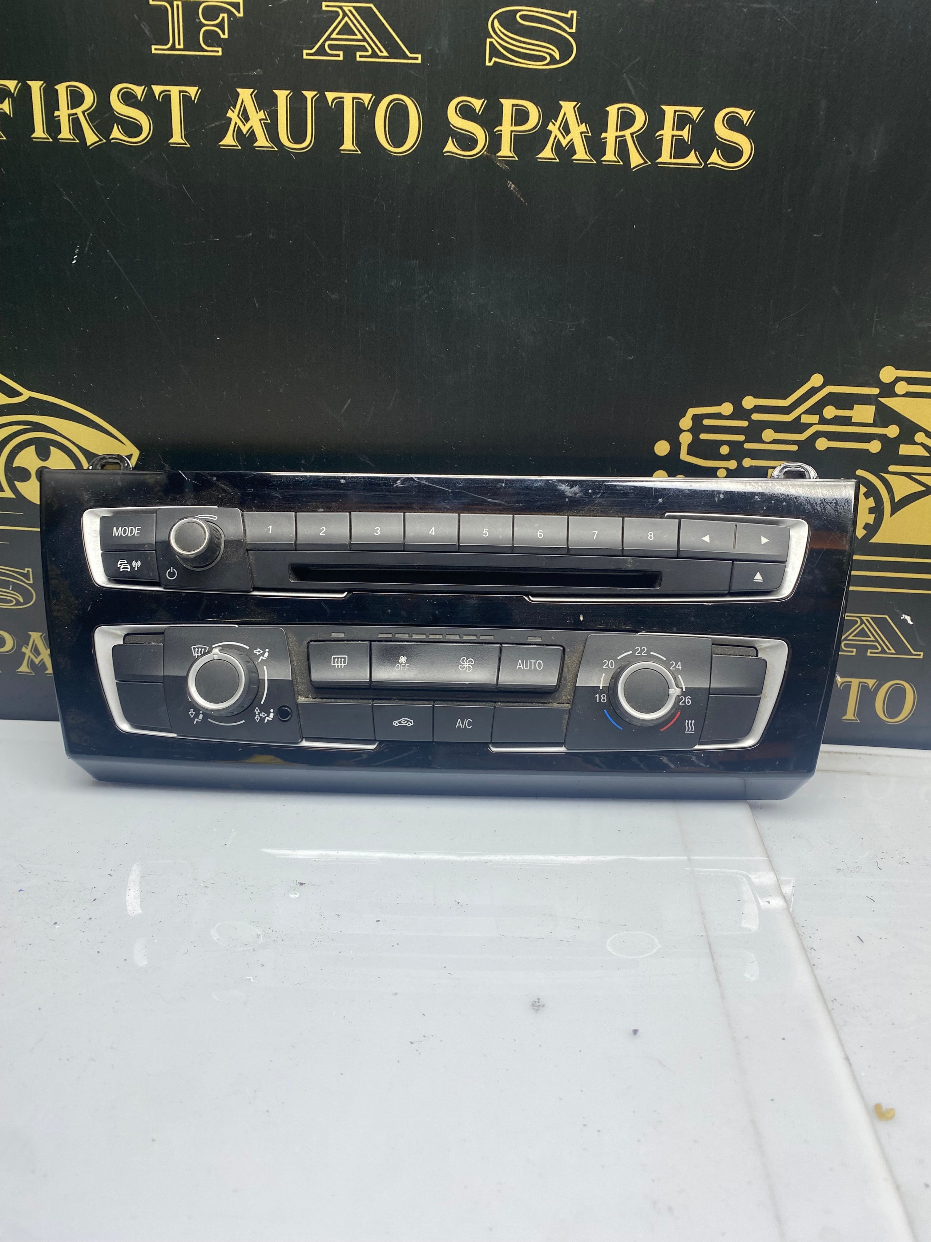BMW 1 Series F20/2 Series F22 Air Conditioning Control Panel 2015–2019 (9363546)