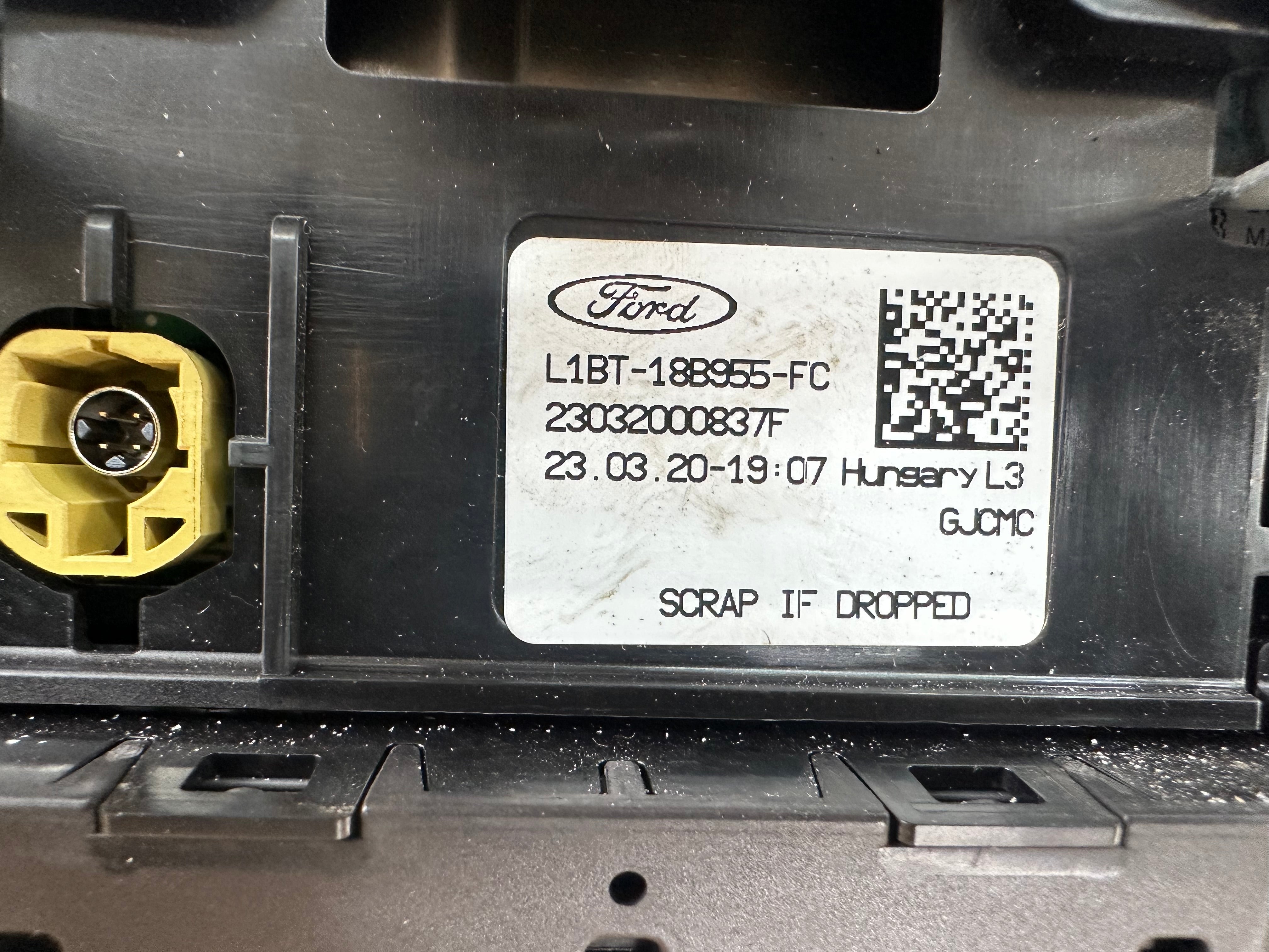 Ford Fiesta 2022-2025 Display Screen Control Panel (L1BT-18B955-FC)