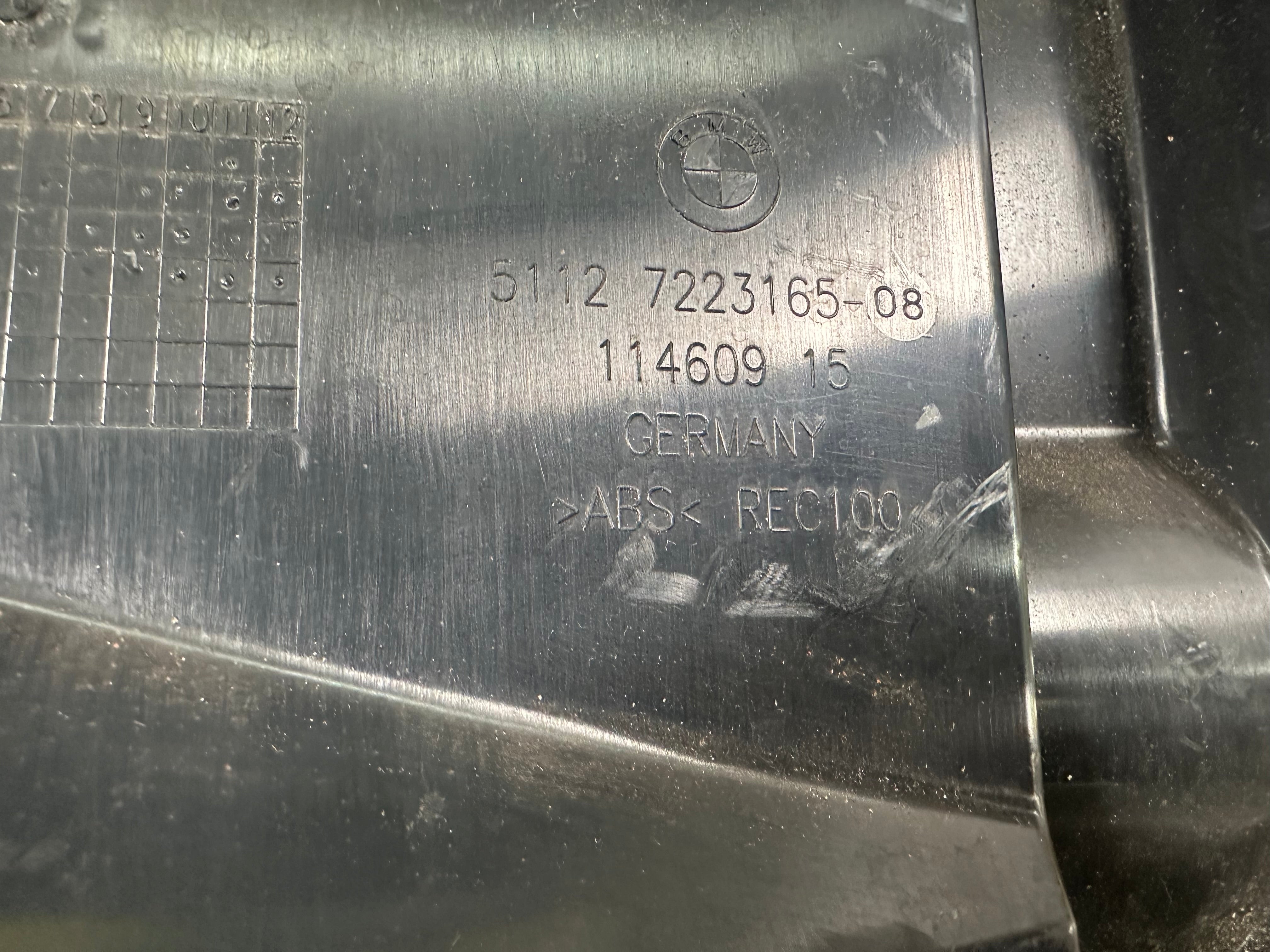 BMW 6 Series F06 F12 F13 Rear Bumper Bracket Left Passenger Side (7223165)