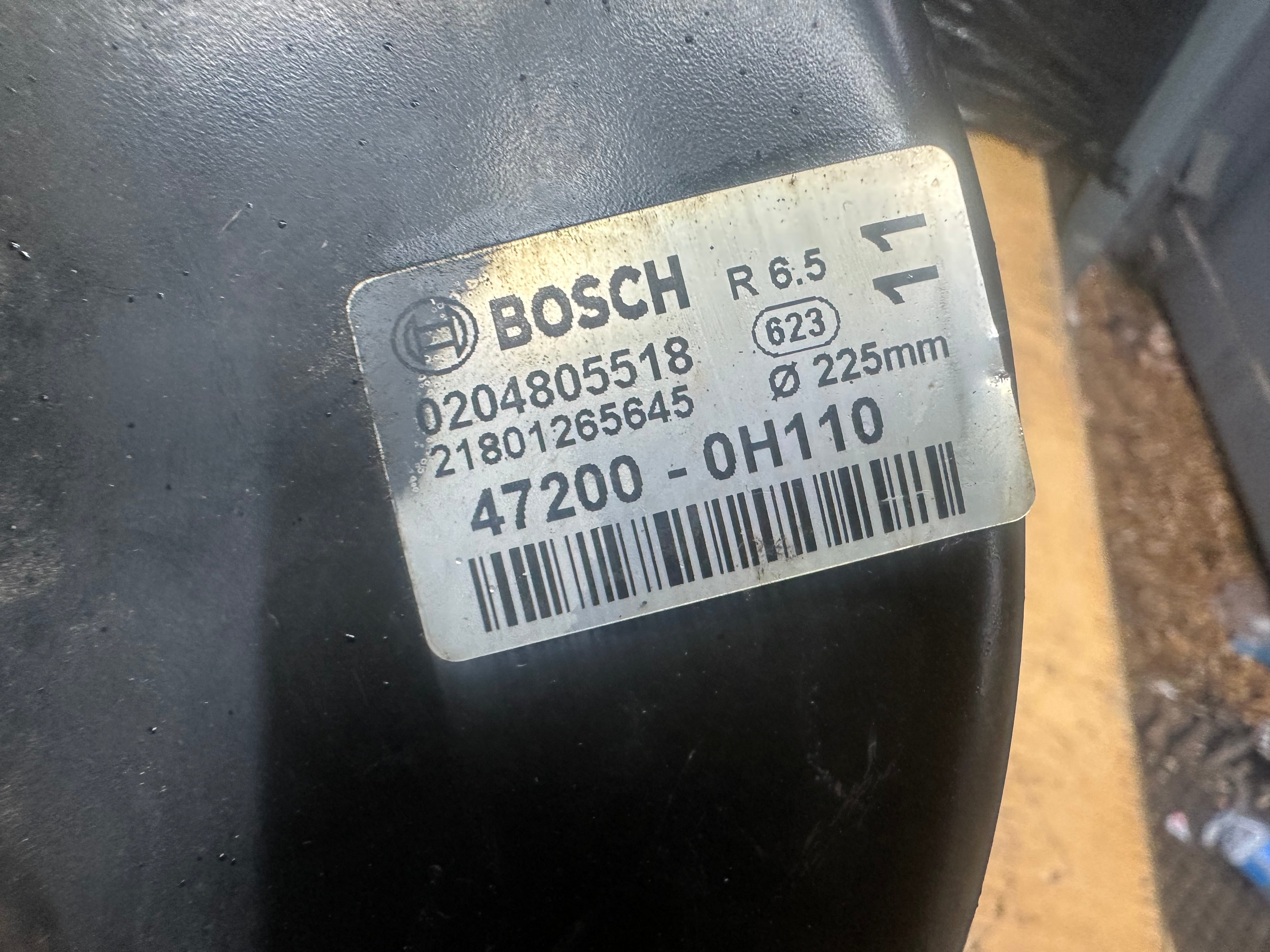 Toyota Aygo 2018 Brake Servo & Master Cylinder (47200-0H110)