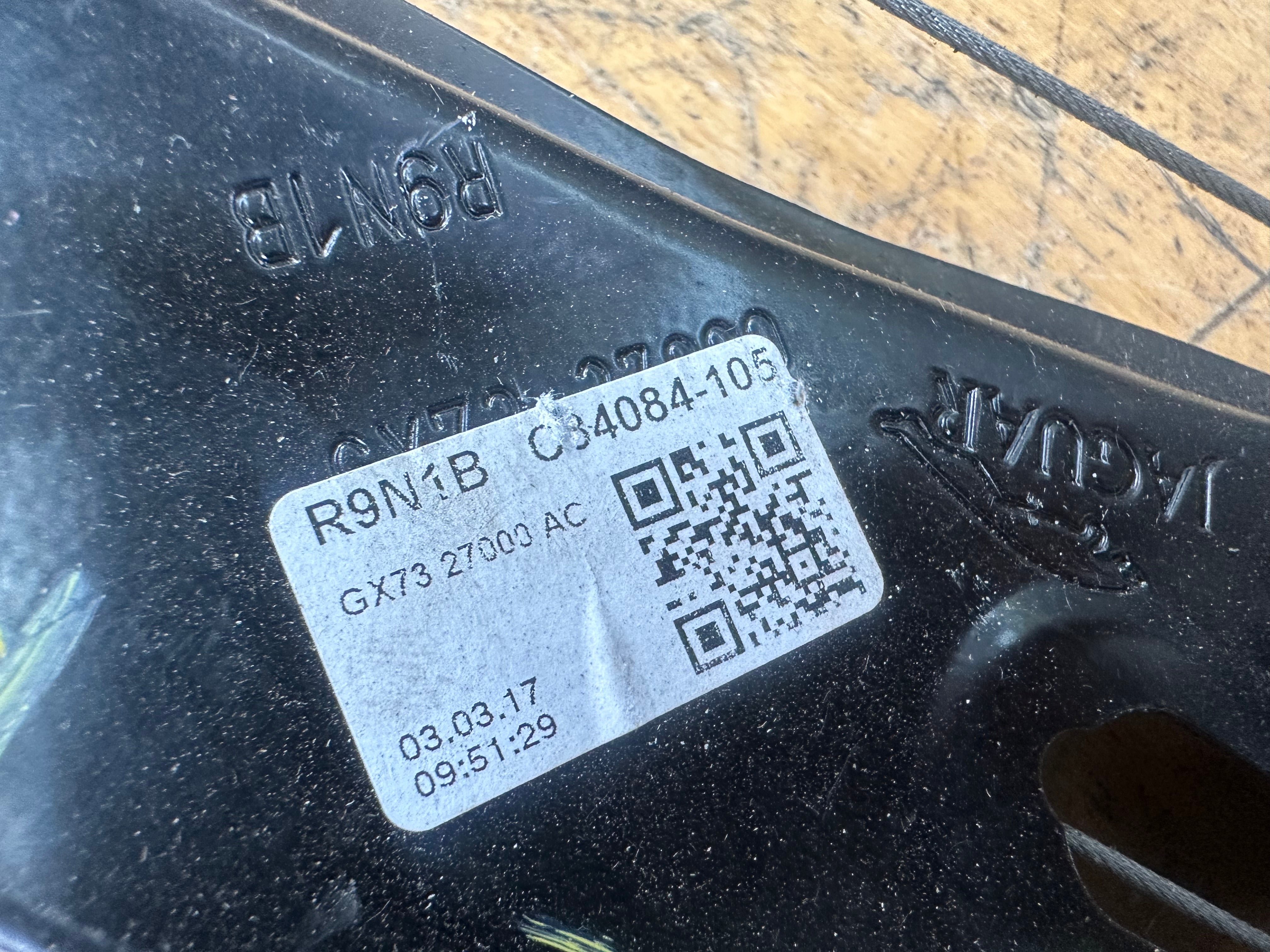 Jaguar XE 2015-2024 Right Rear O/S/R Window Regulator (C34084-105) (R9N1B)